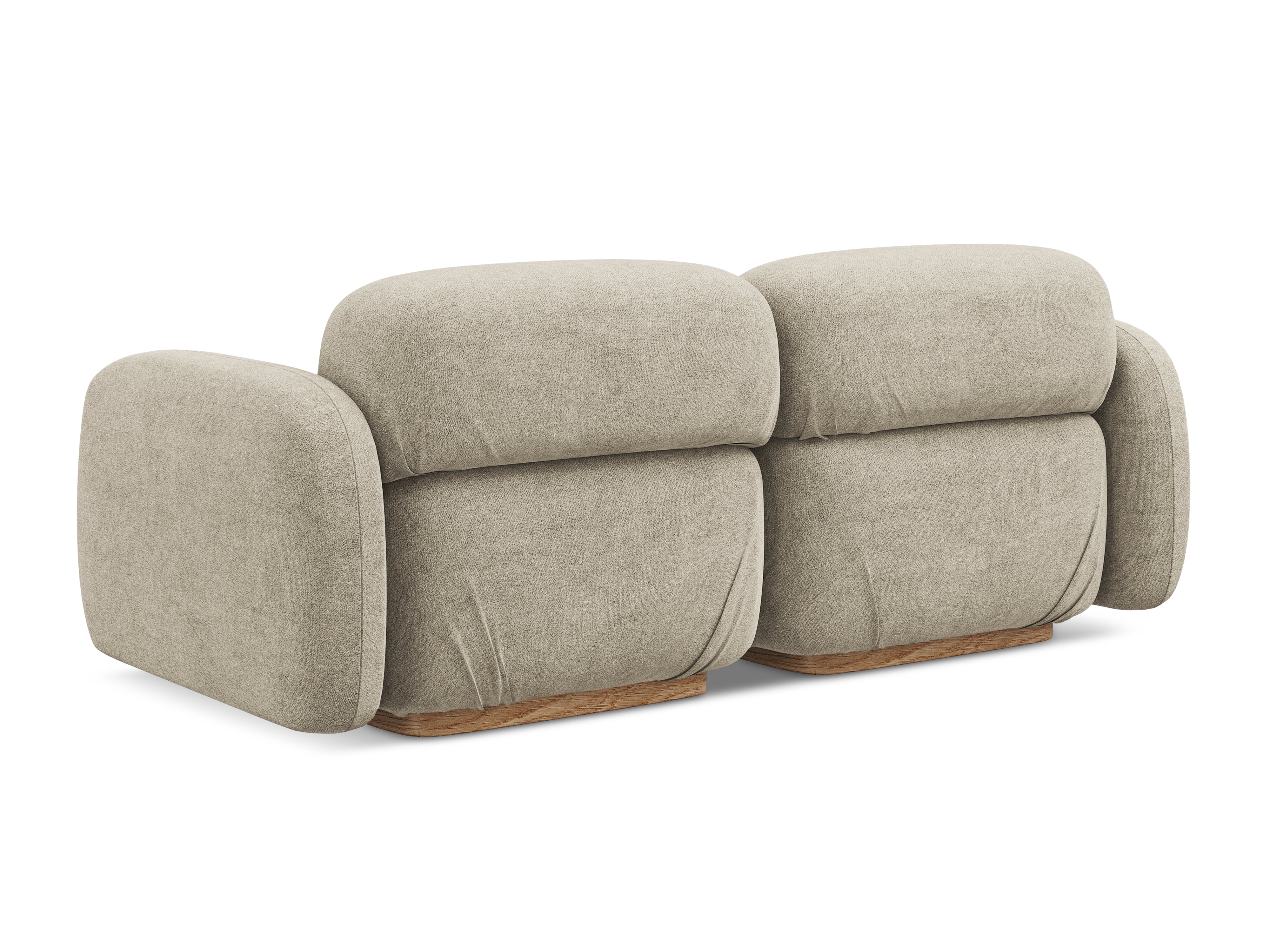 Modulares 3-Sitzer-Sofa AILANI beige Boucle