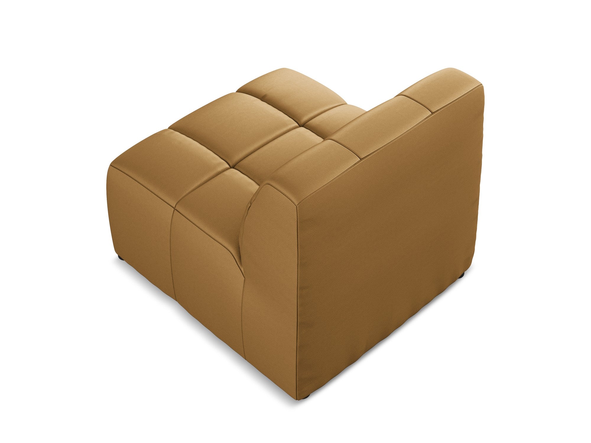 Armchair / module ALOHA caramel eco-leather