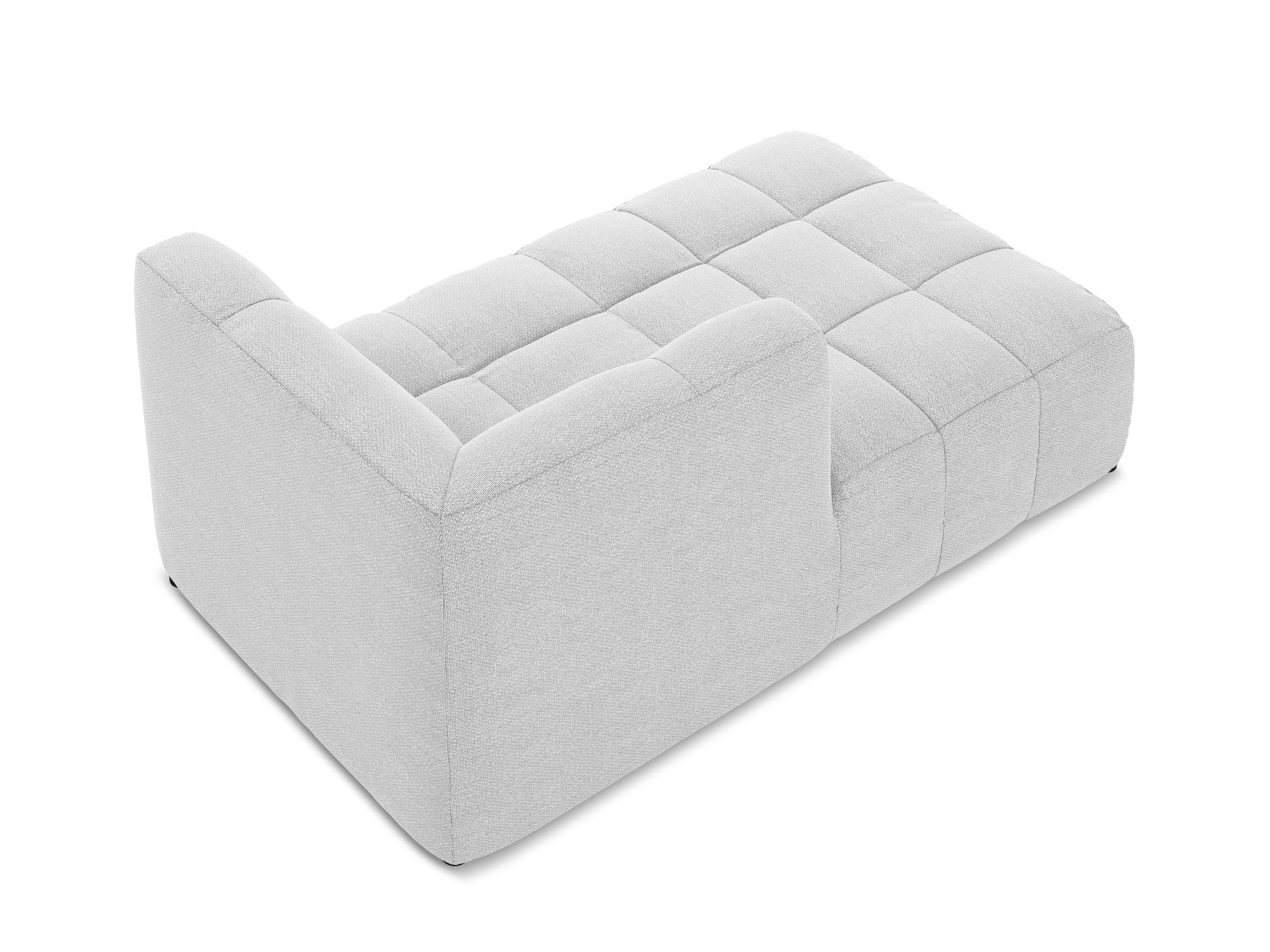 Szezlong links ALOHA silberne Boucle