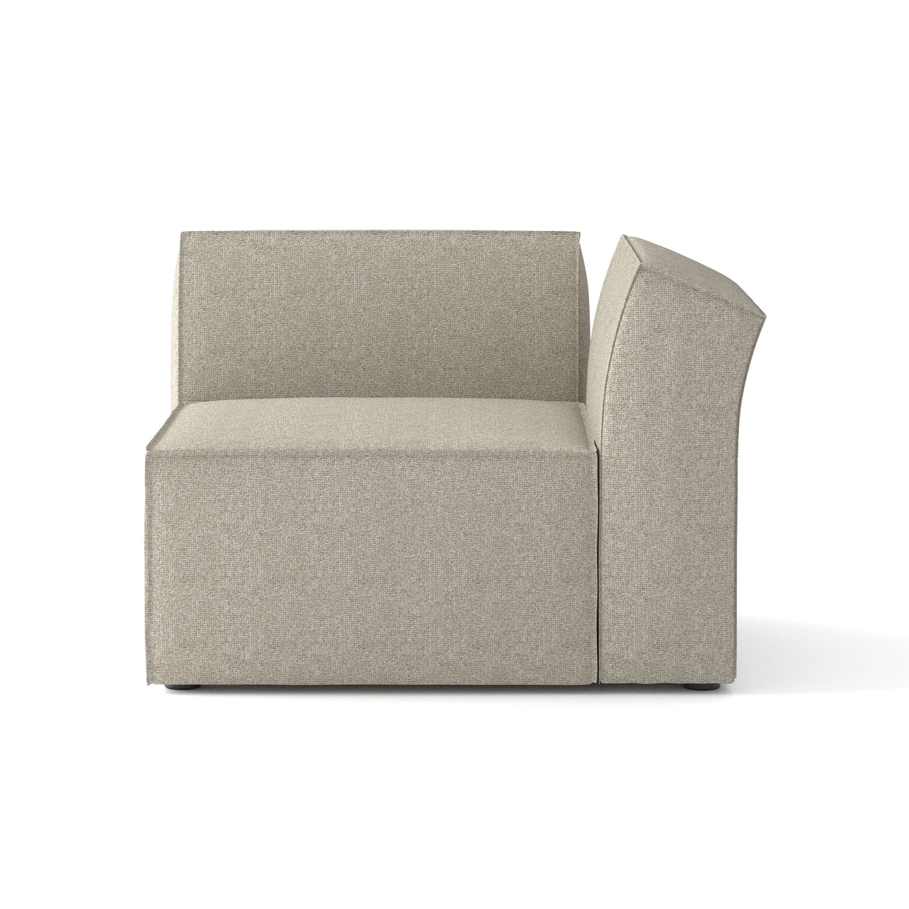 ANDO modular sofa - right module taupe