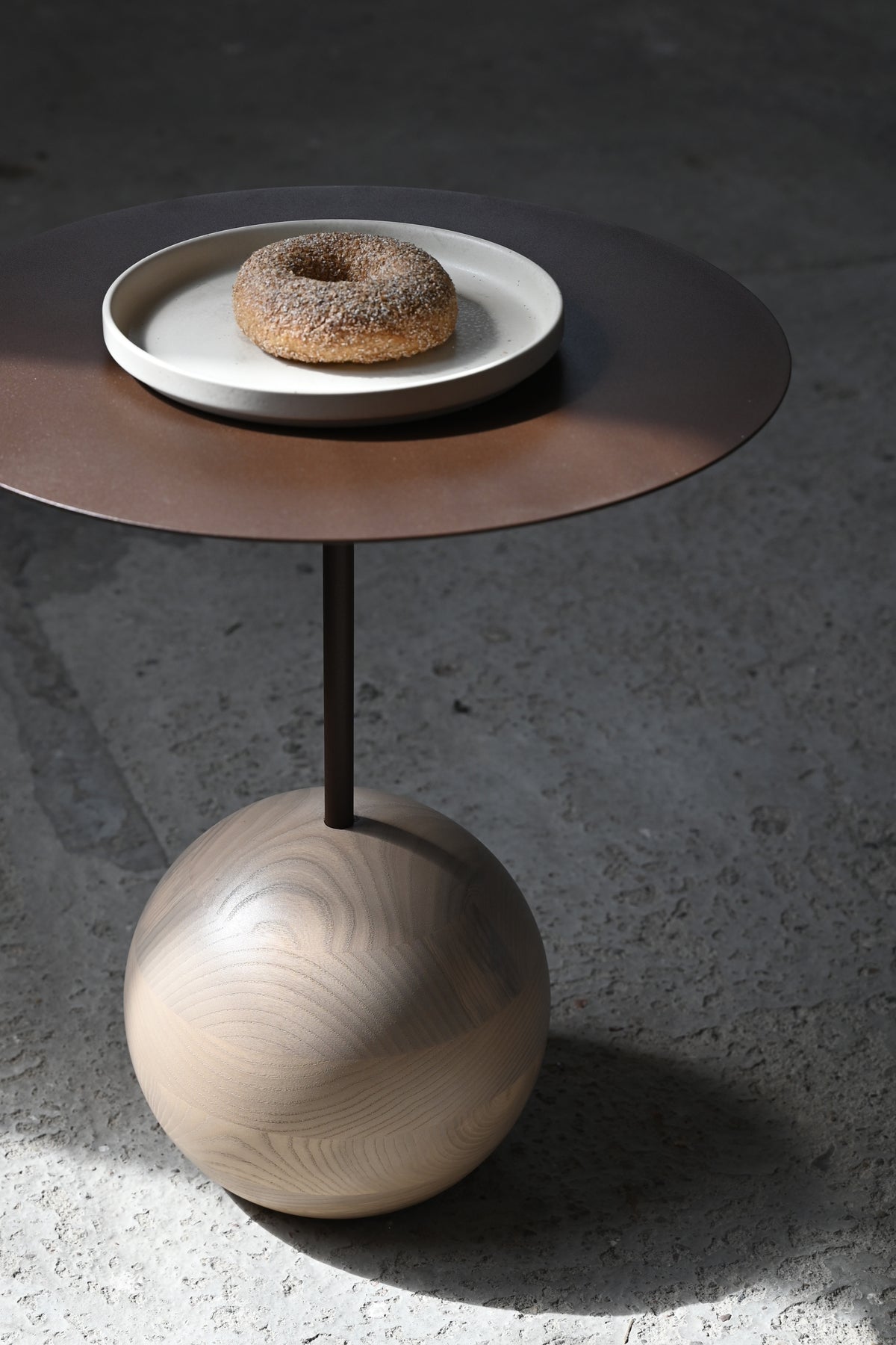 Kaffeetisch AN SU Holz und Stahl