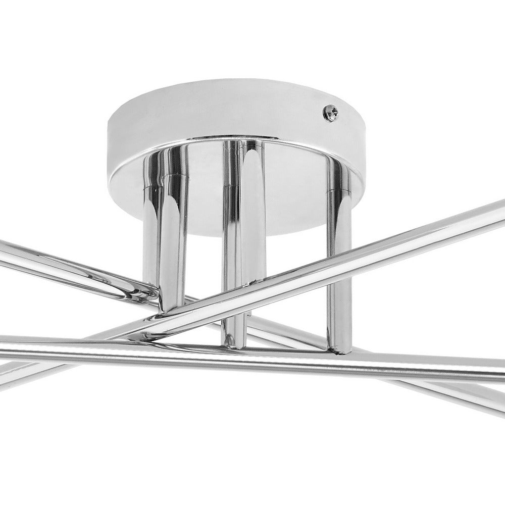 ASTRA 6 chrome ceiling lamp