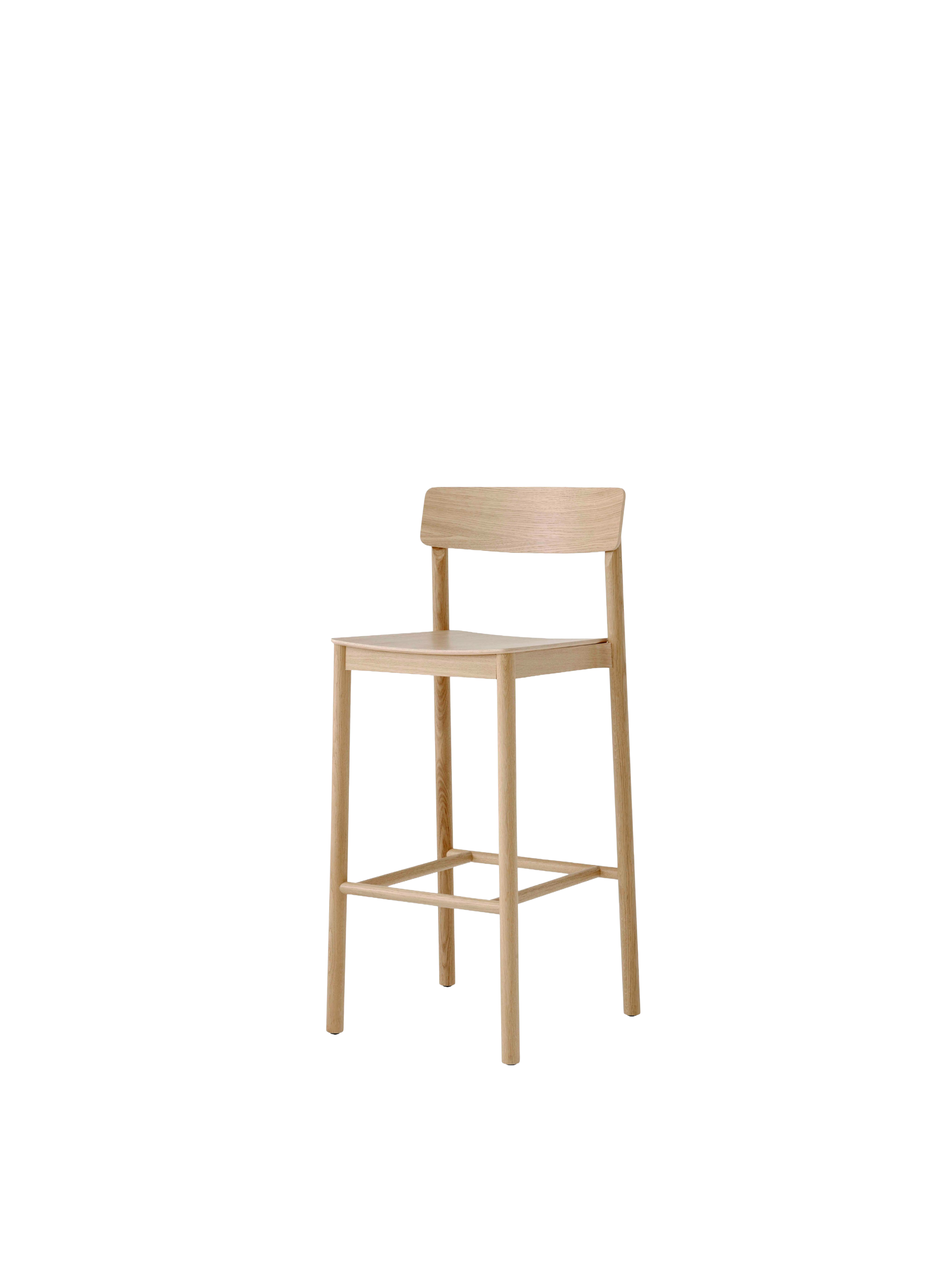 Hocker BETTY lackierter Eiche