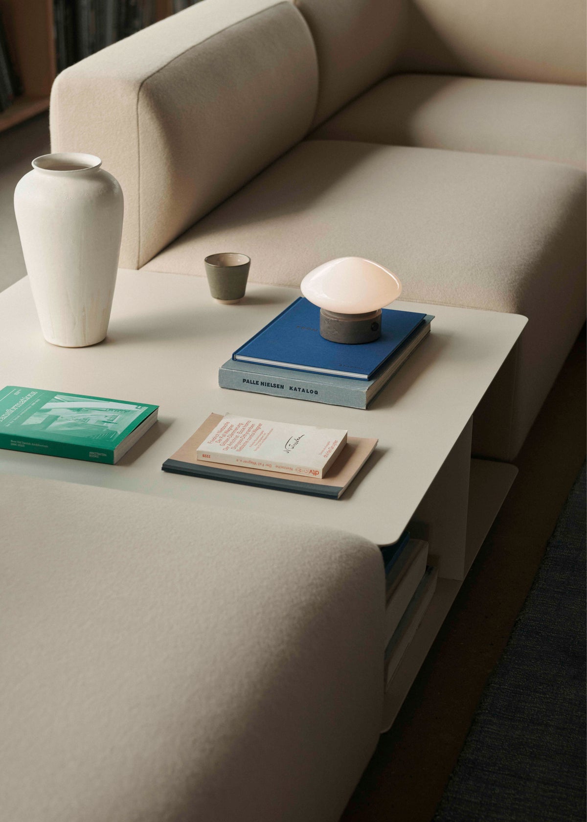 Modulares Sofa für 4 Personen DEVELIUS cremefarben