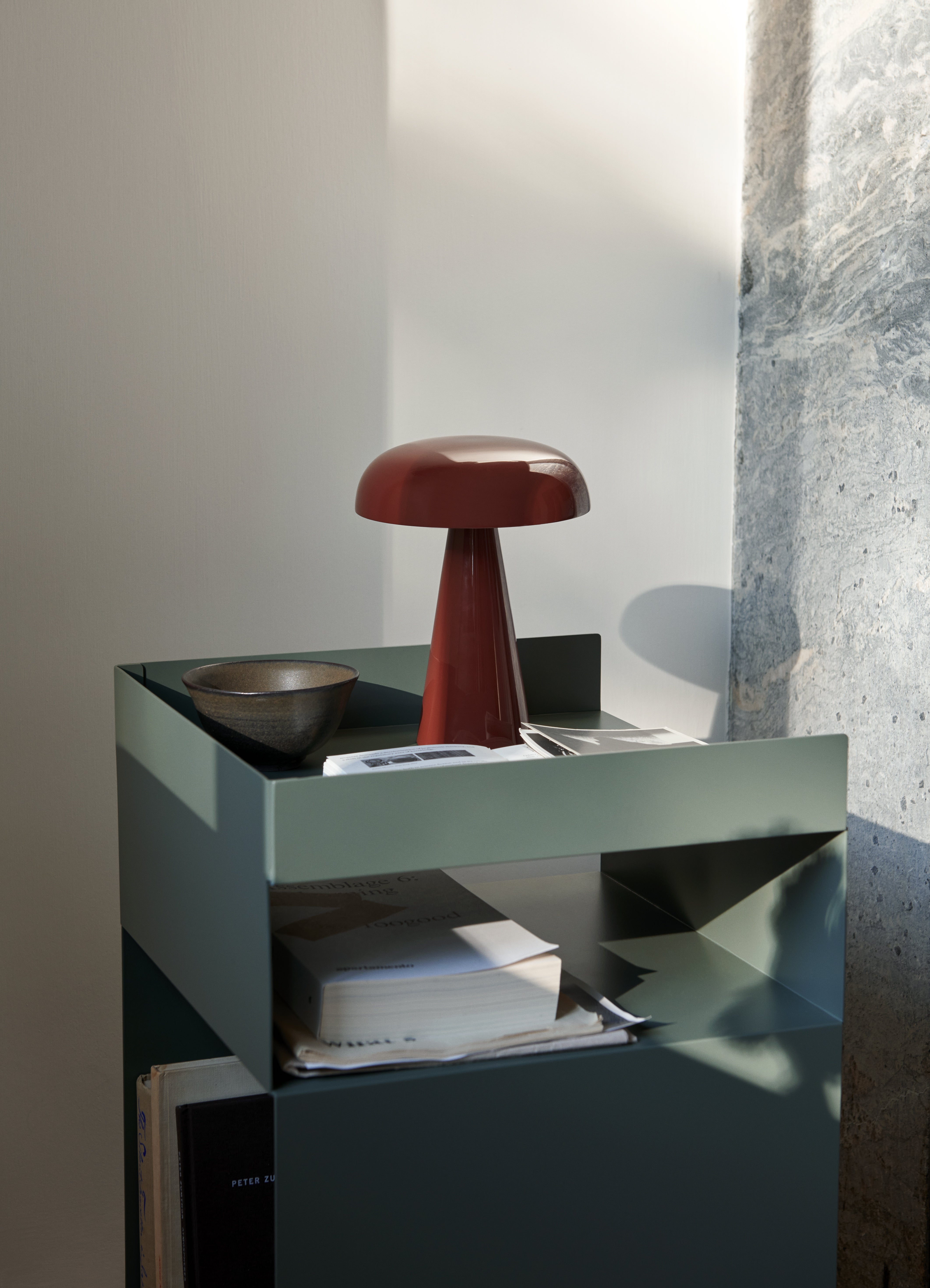 Tragbare Lampe COMO SC53 rotbraun