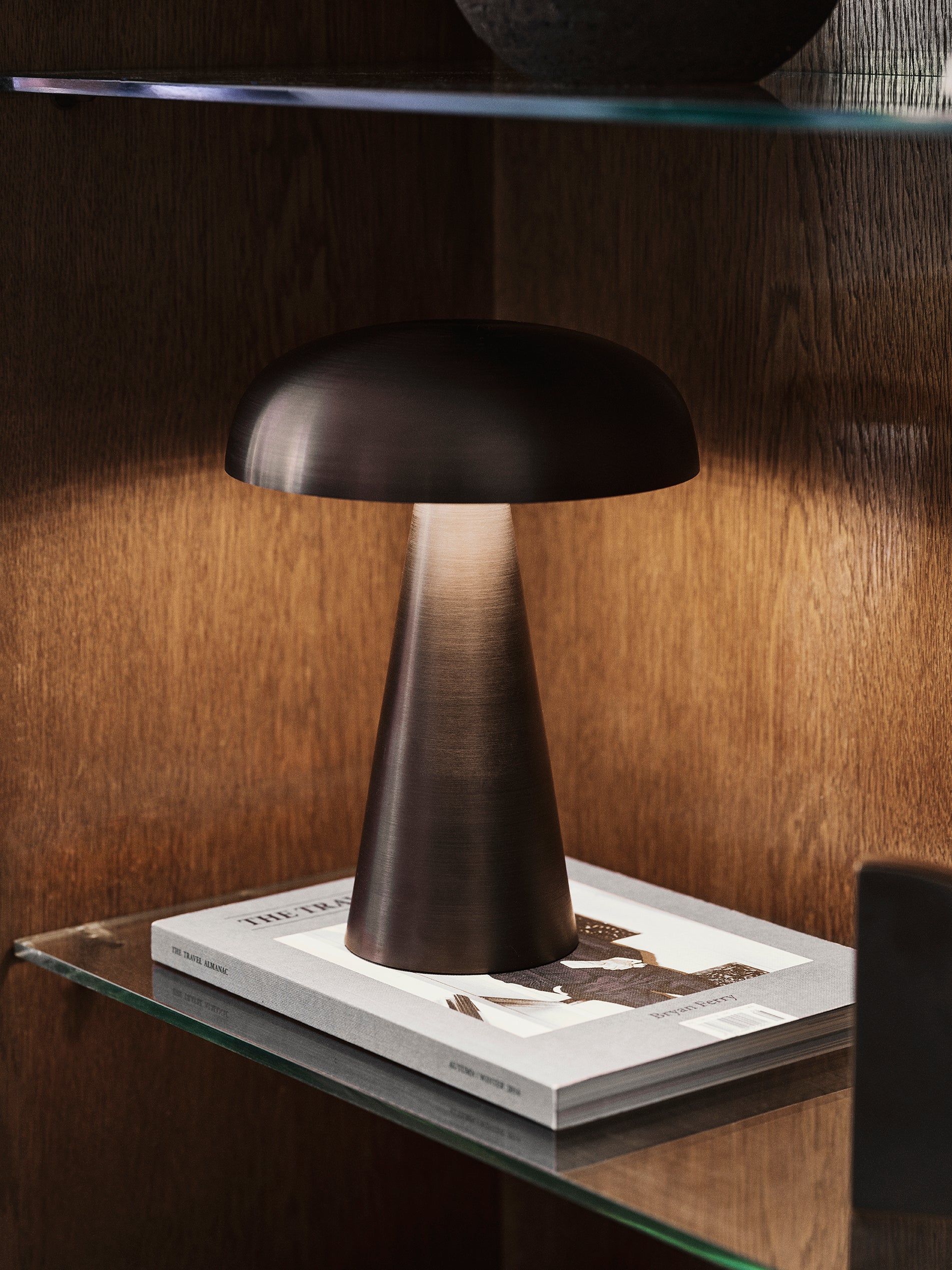 Tragbare Lampe COMO SC53 in Braun