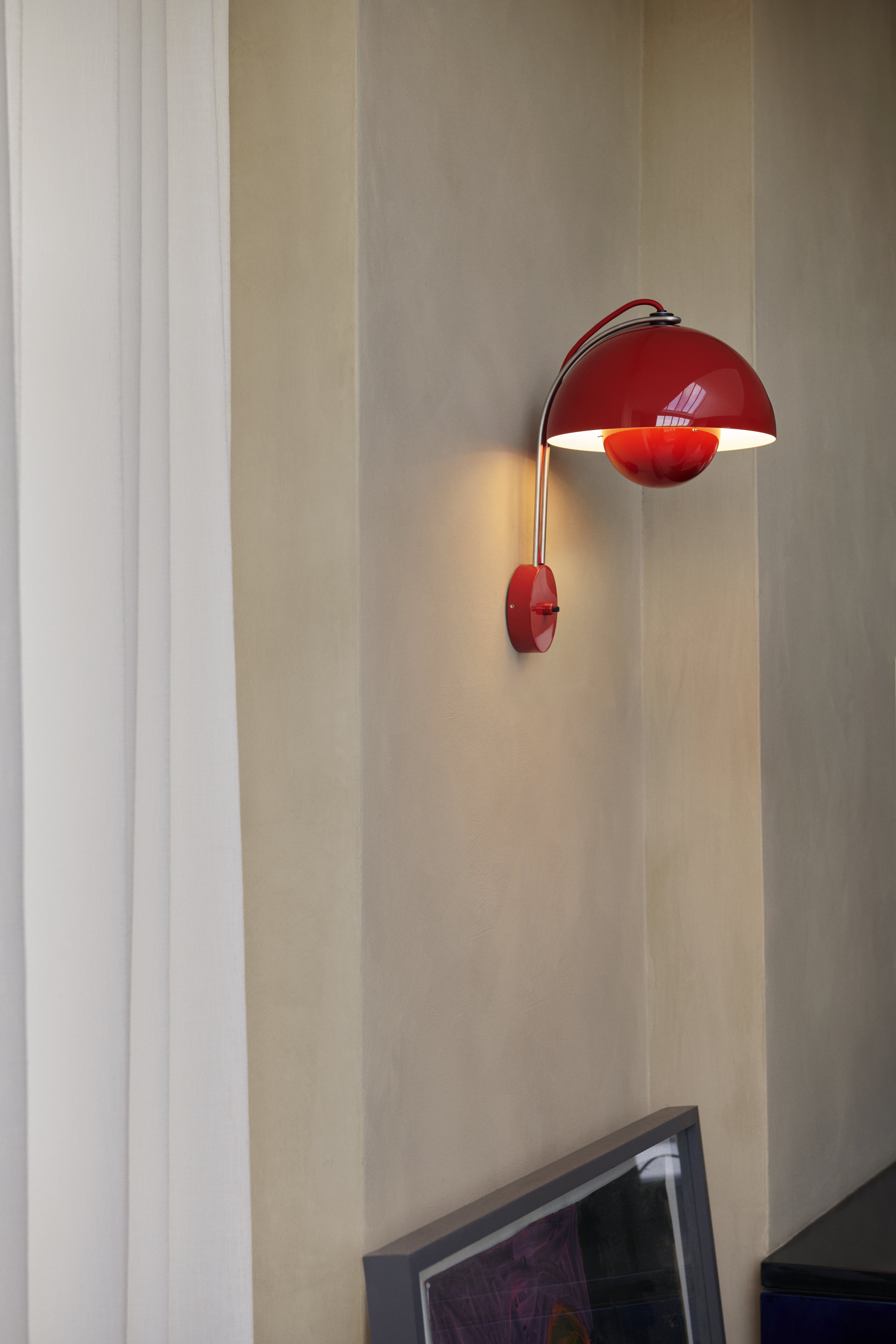 Wandlampe FLOWERPOT VP8 matt weiß