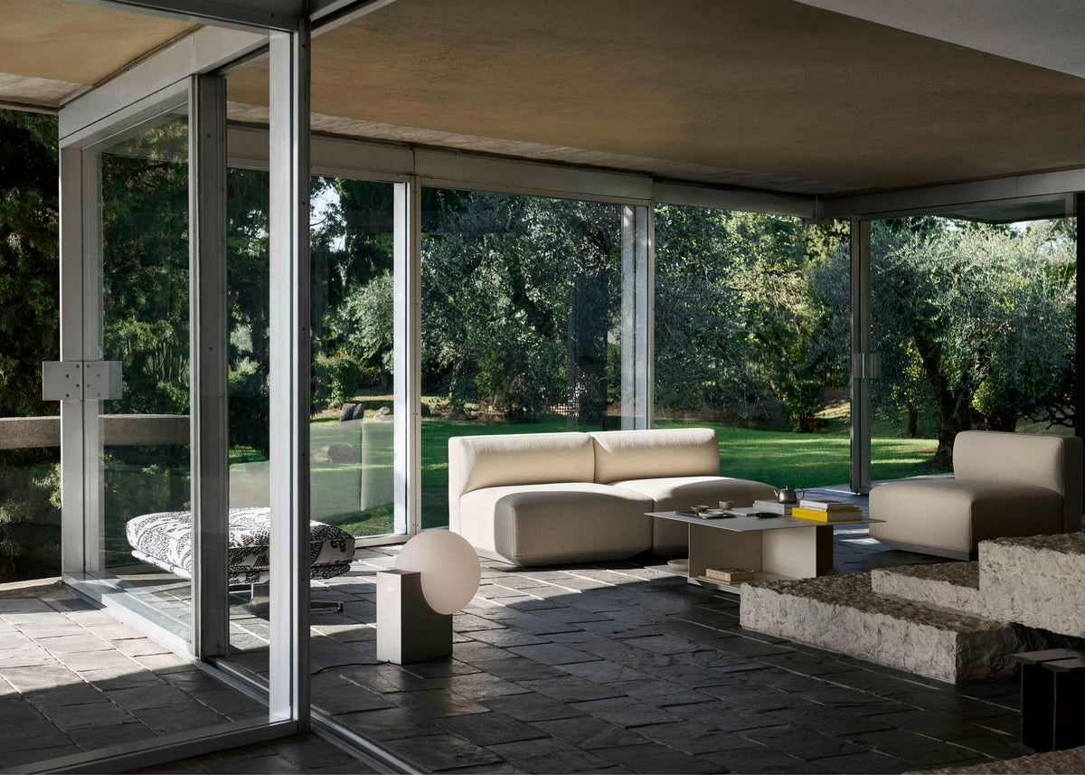 Modulares Sofa für 4 Personen DEVELIUS cremefarben