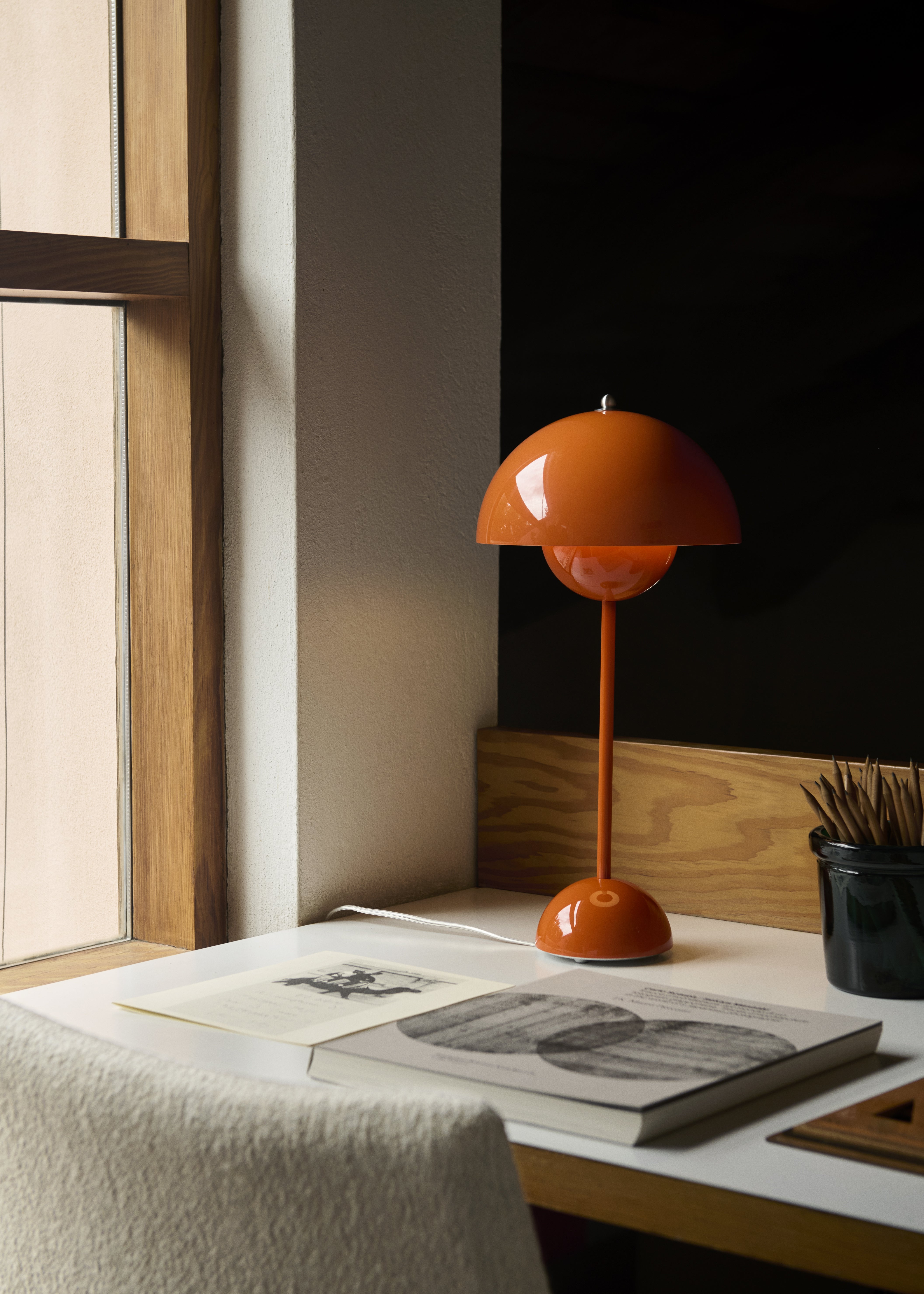 Tischlampe FLOWERPOT VP3 in Orange