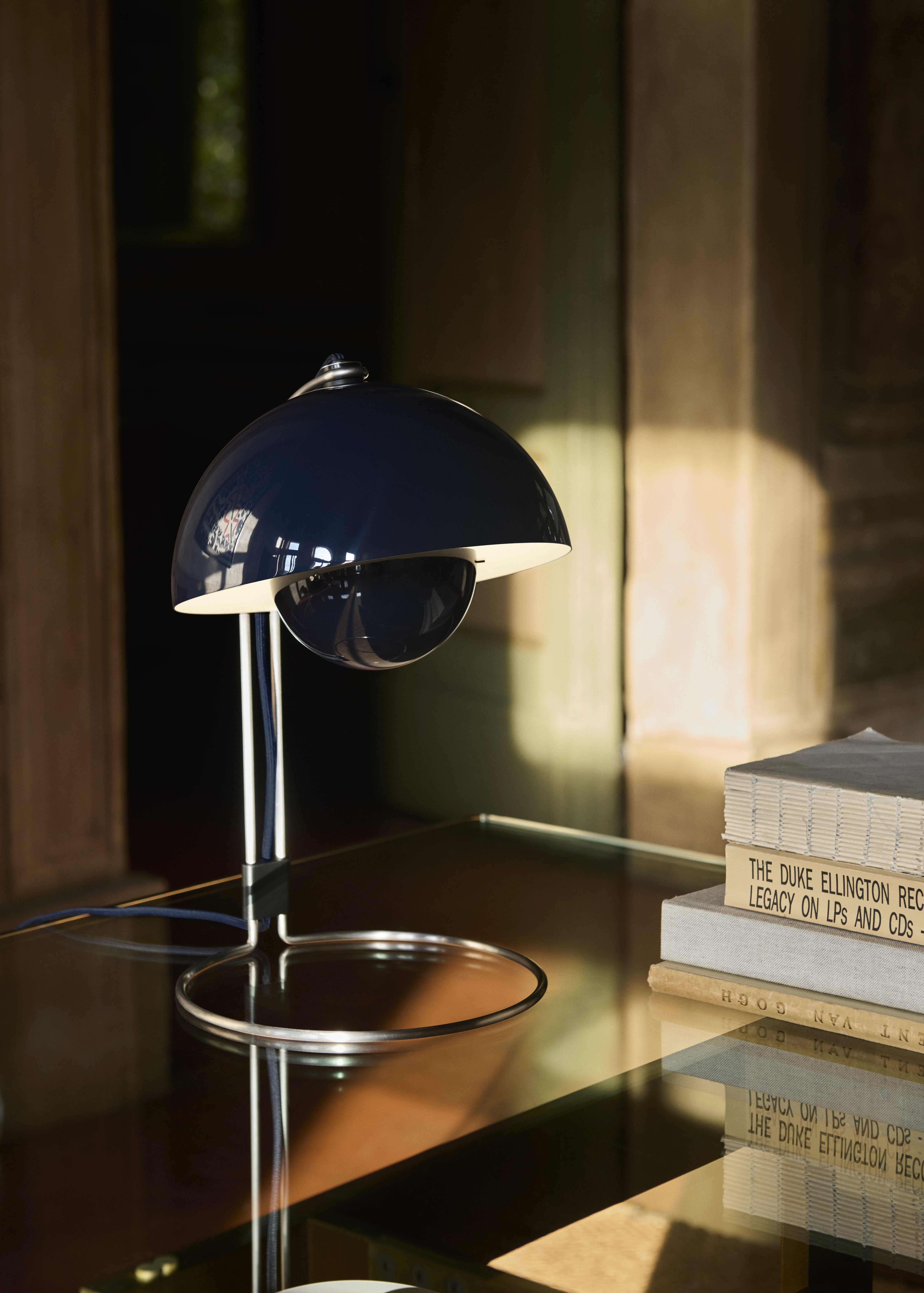 Lampa stołowa FLOWERPOT VP4 szaroniebieski