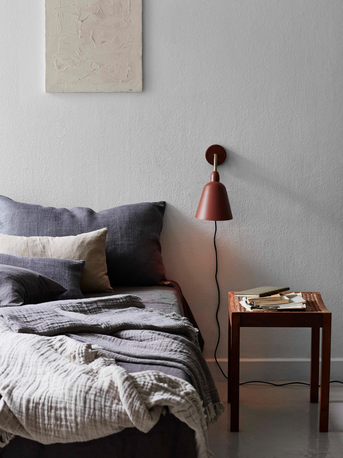Wandlampe BELLEVUE AJ9 schwarz mit messingfarbener Oberfläche