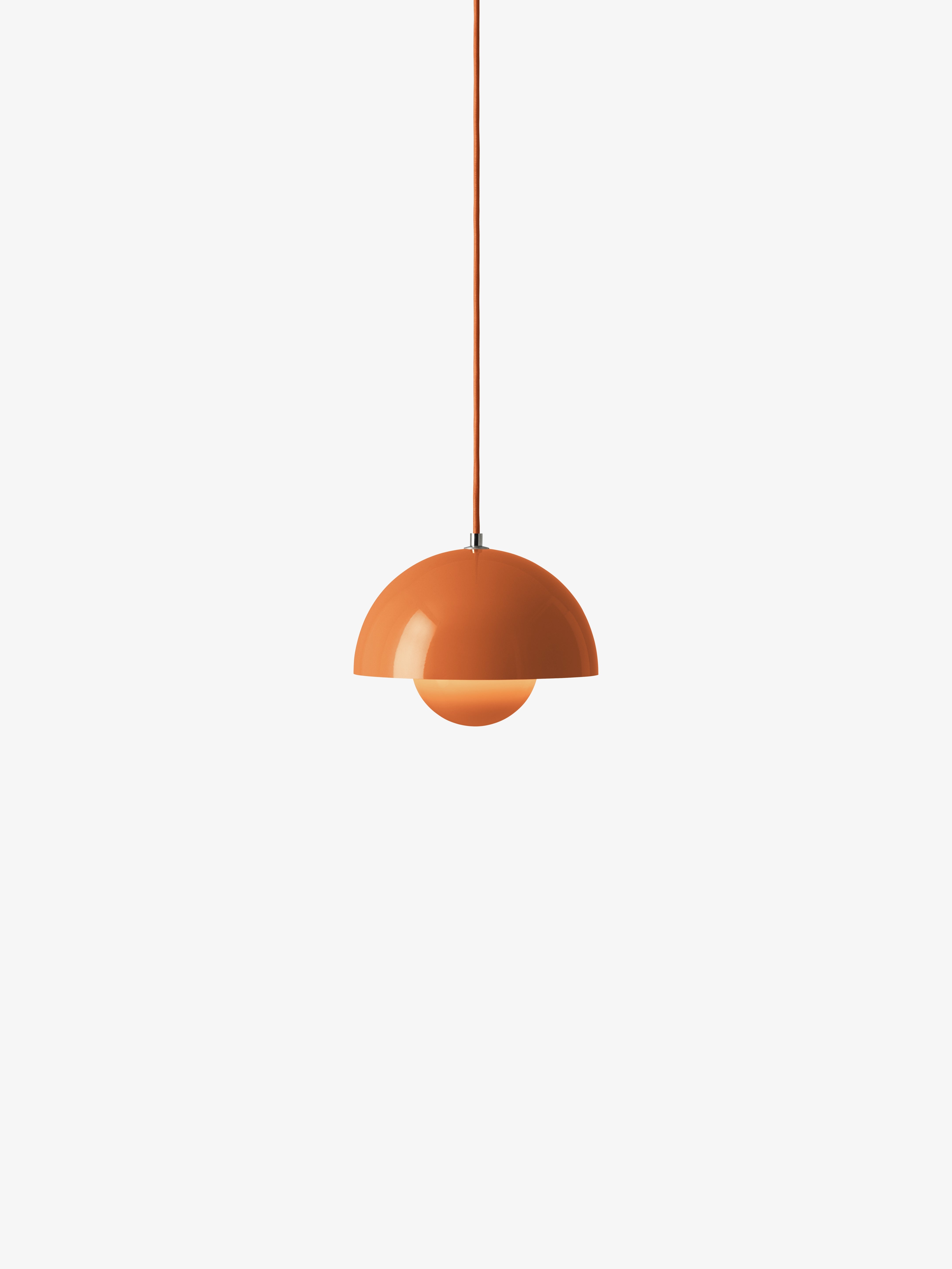 Hängeleuchte FLOWERPOT orange