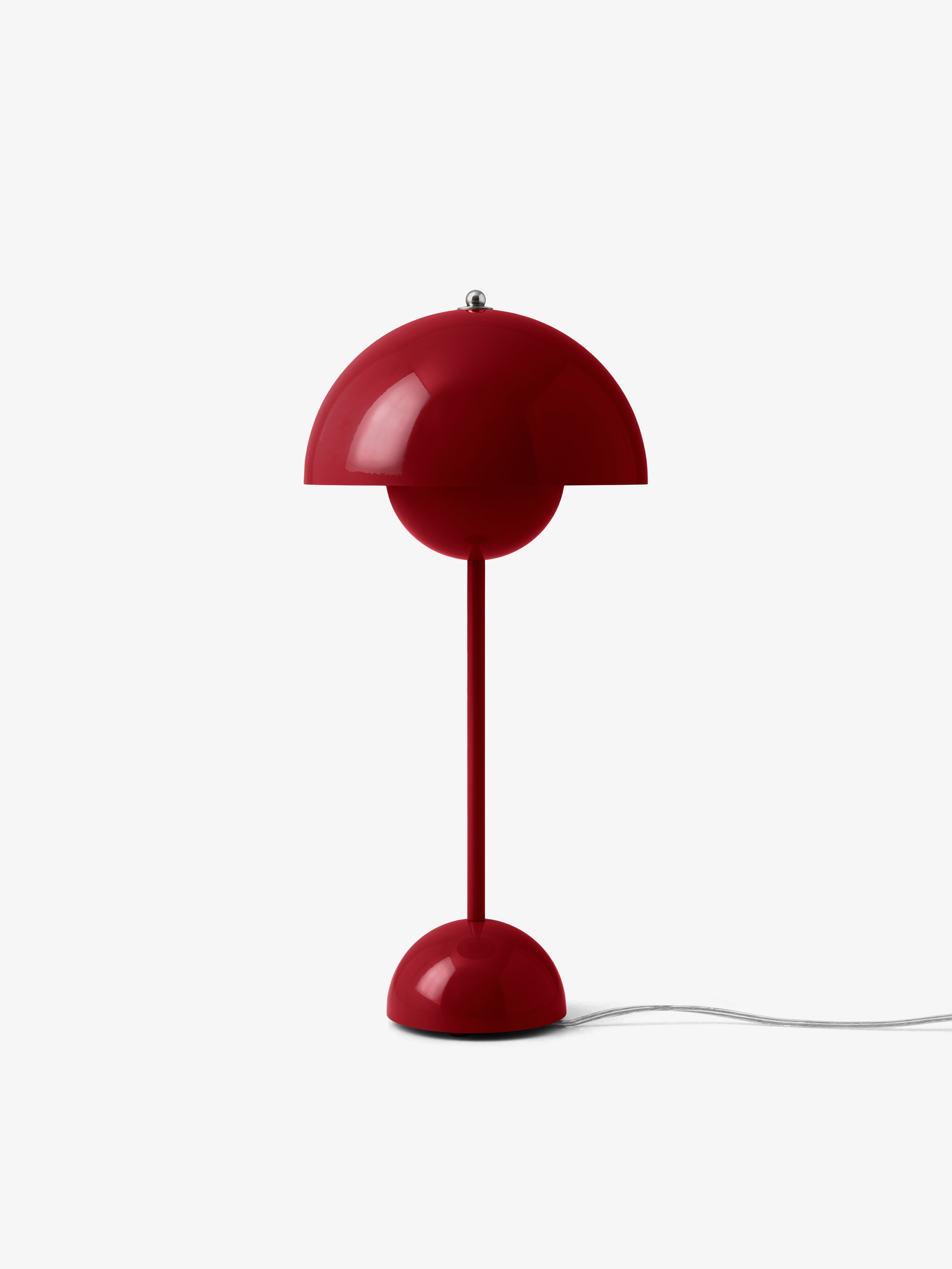 Tischlampe FLOWERPOT VP3 weinrot