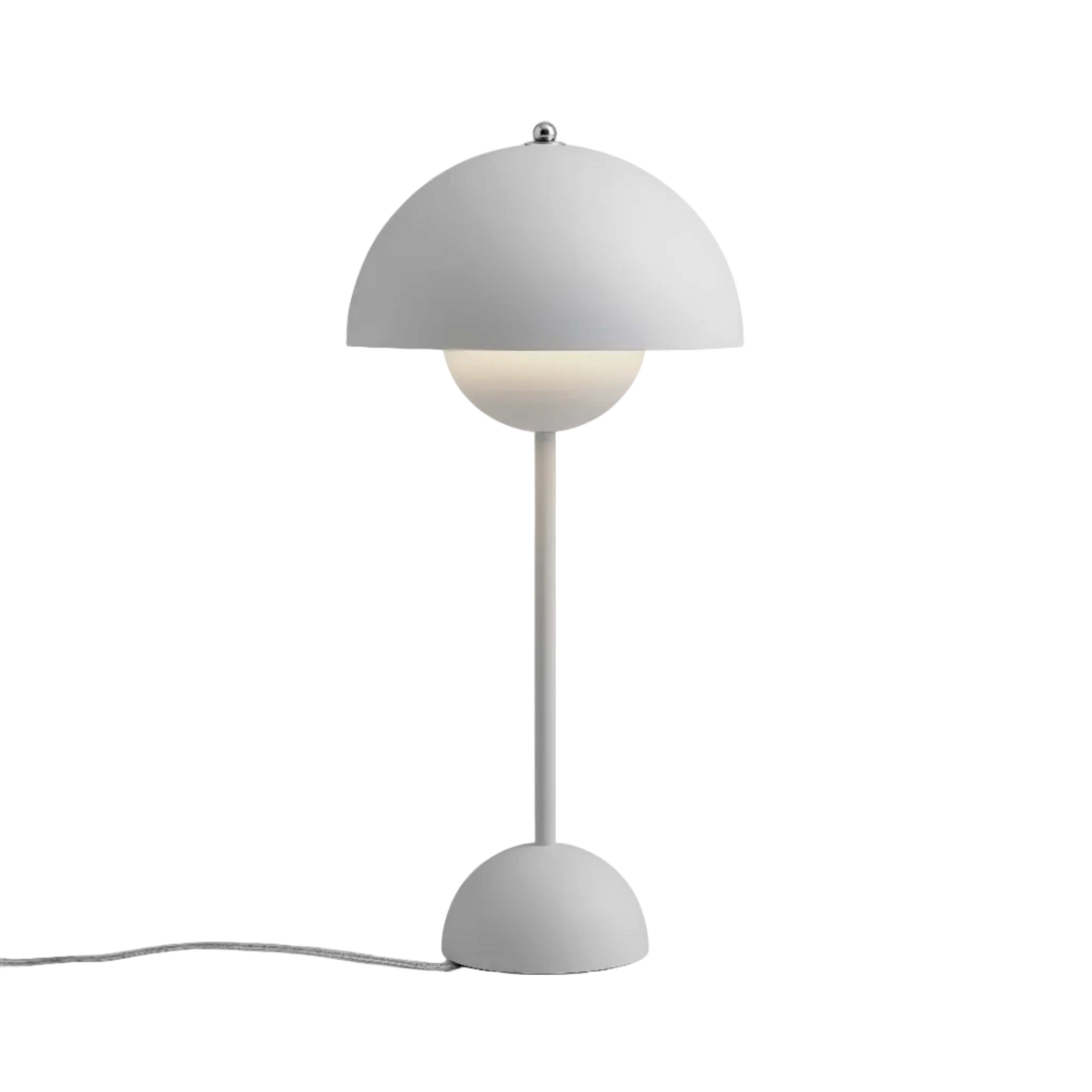 Tischlampe FLOWERPOT VP3 in mattem Hellgrau