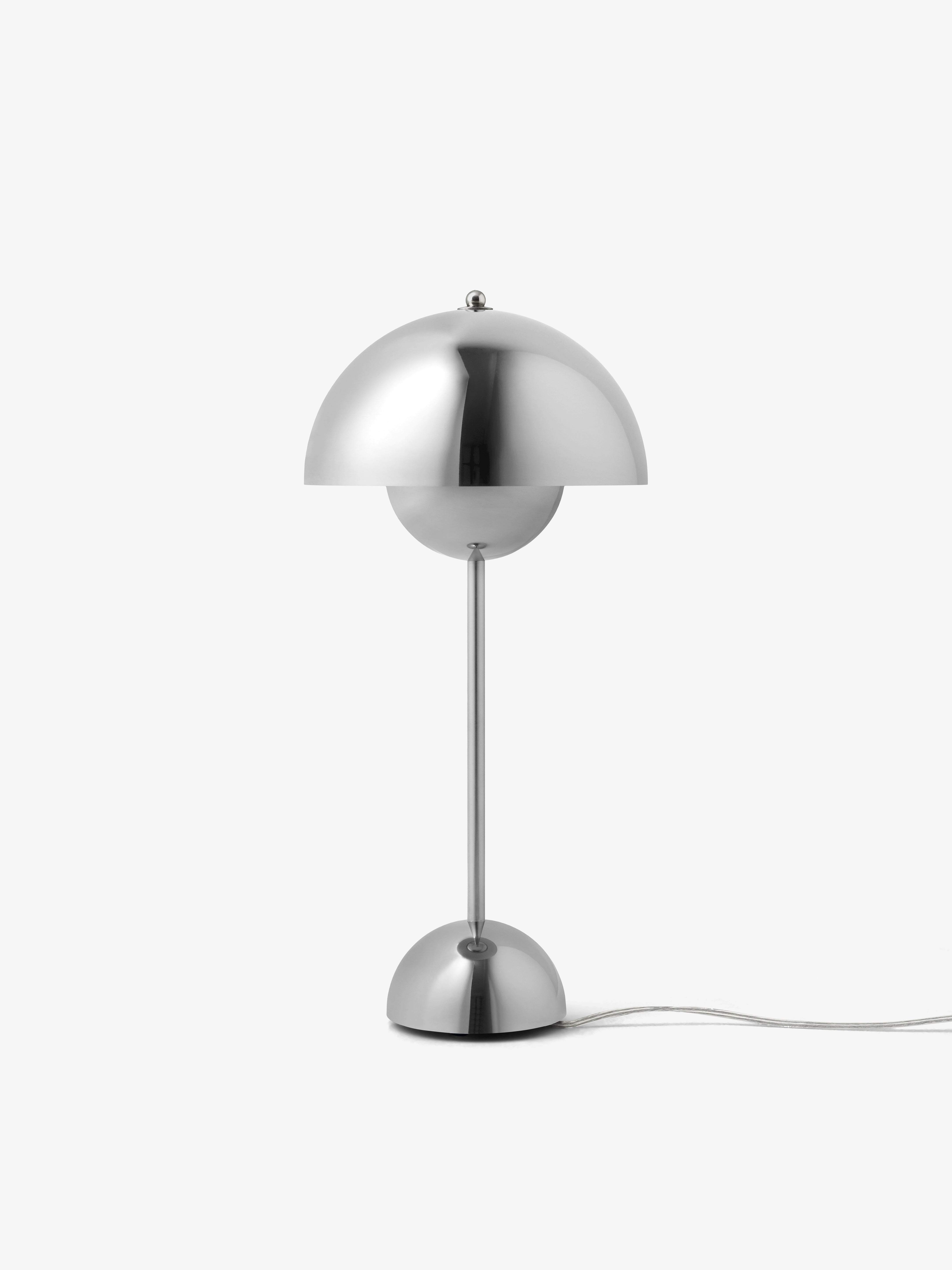 Tischlampe FLOWERPOT VP3 verchromt