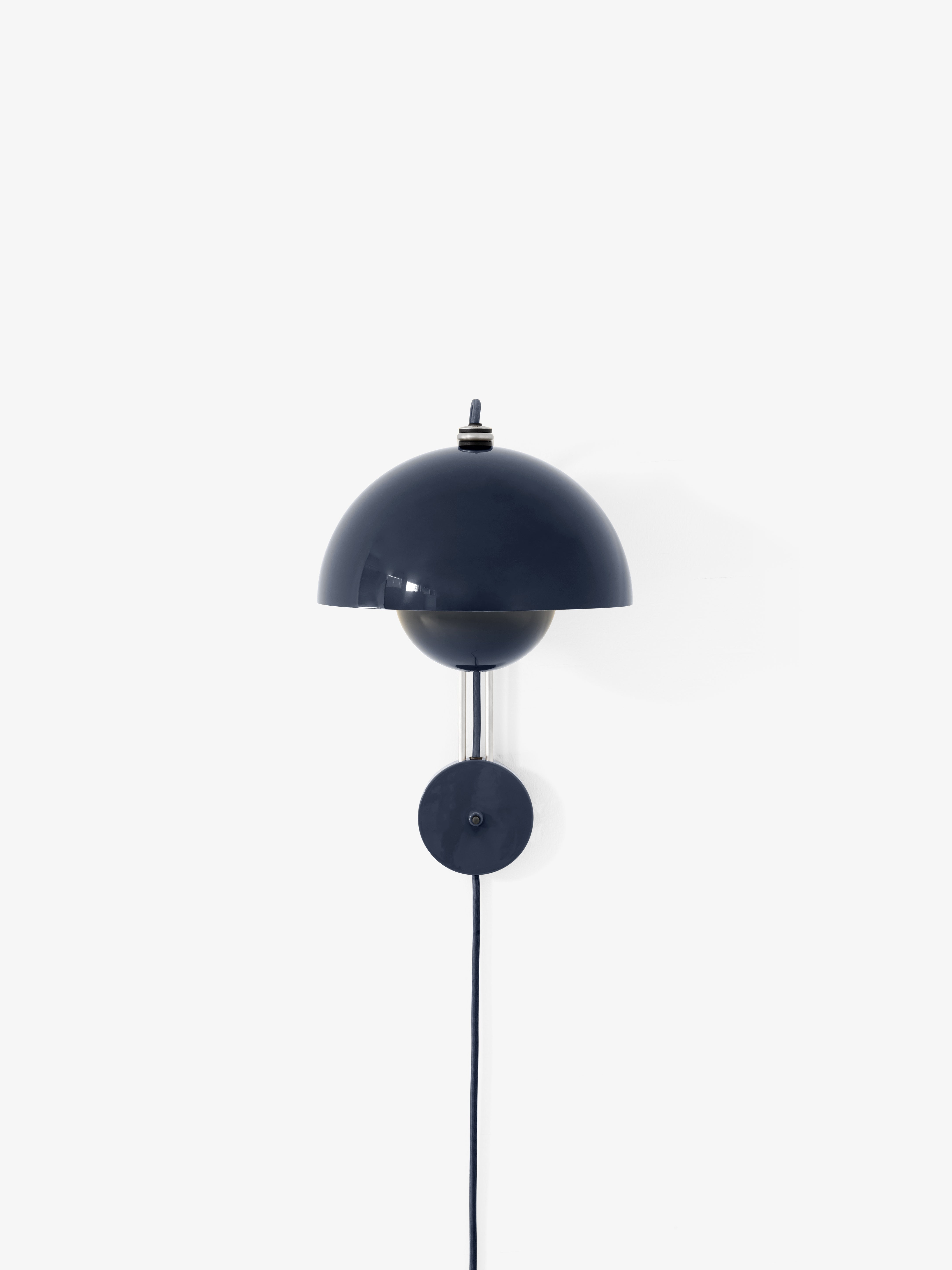 Wandlampe FLOWERPOT VP8, stahlblau