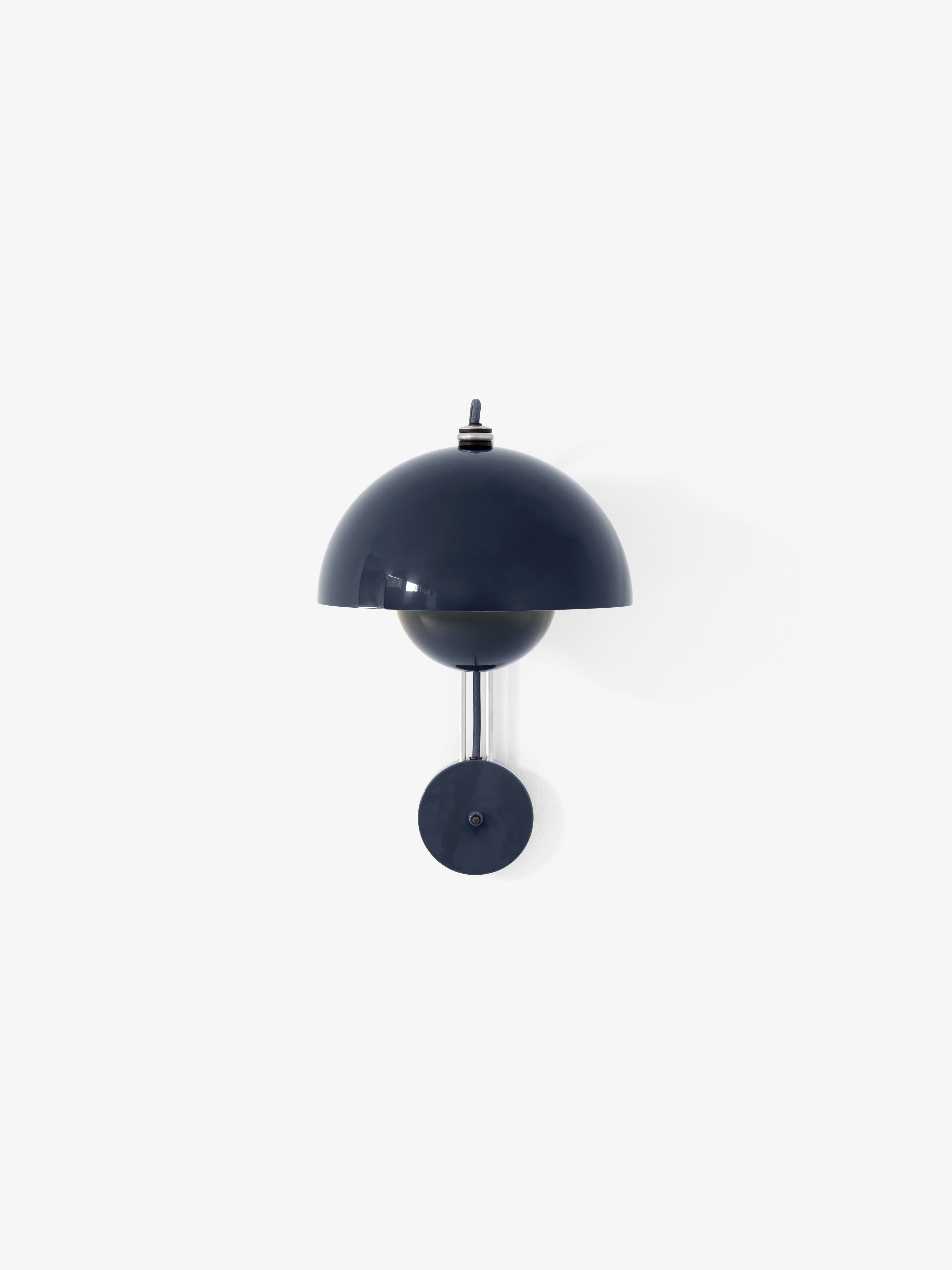 Wandlampe FLOWERPOT VP8, stahlblau