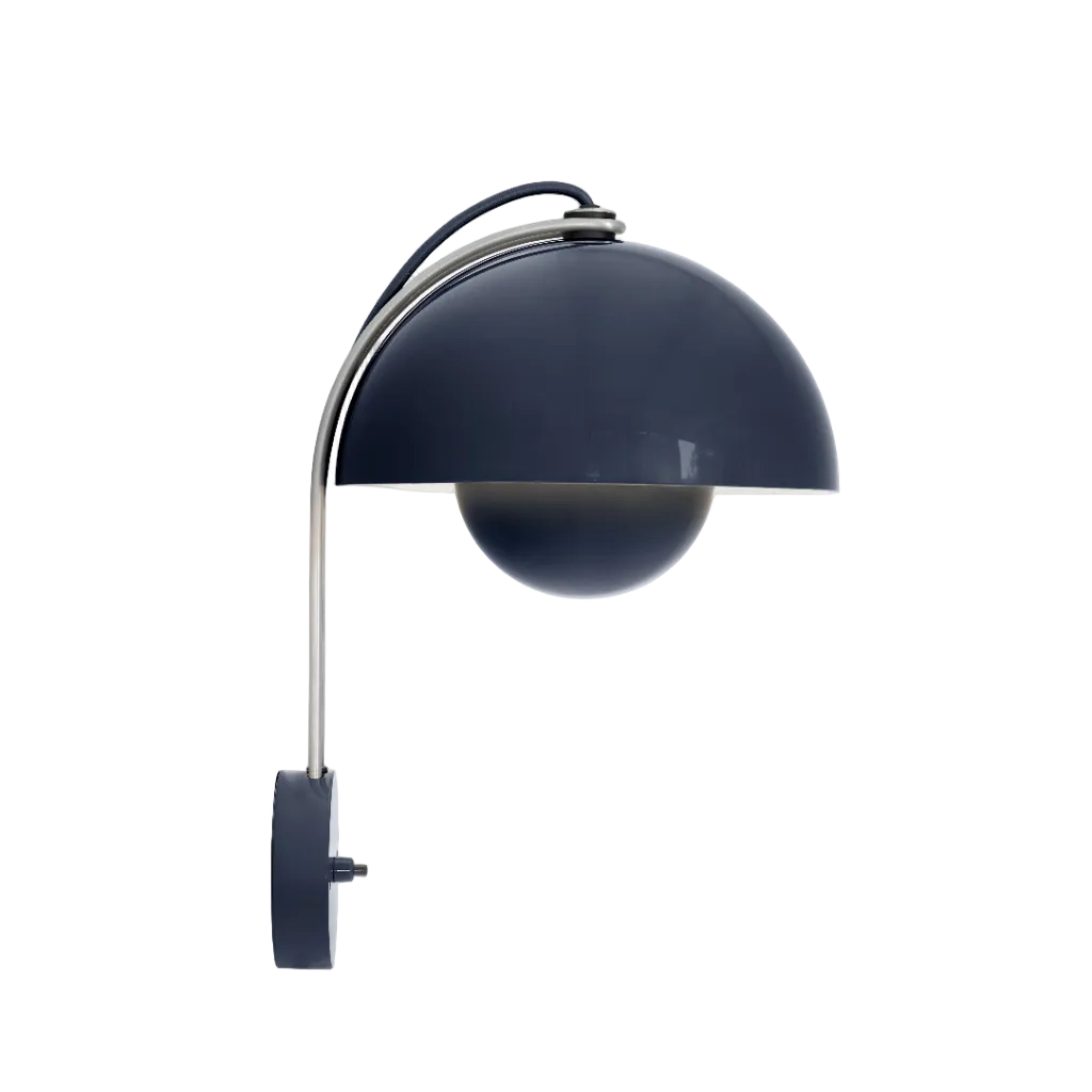 Wandlampe FLOWERPOT VP8, stahlblau