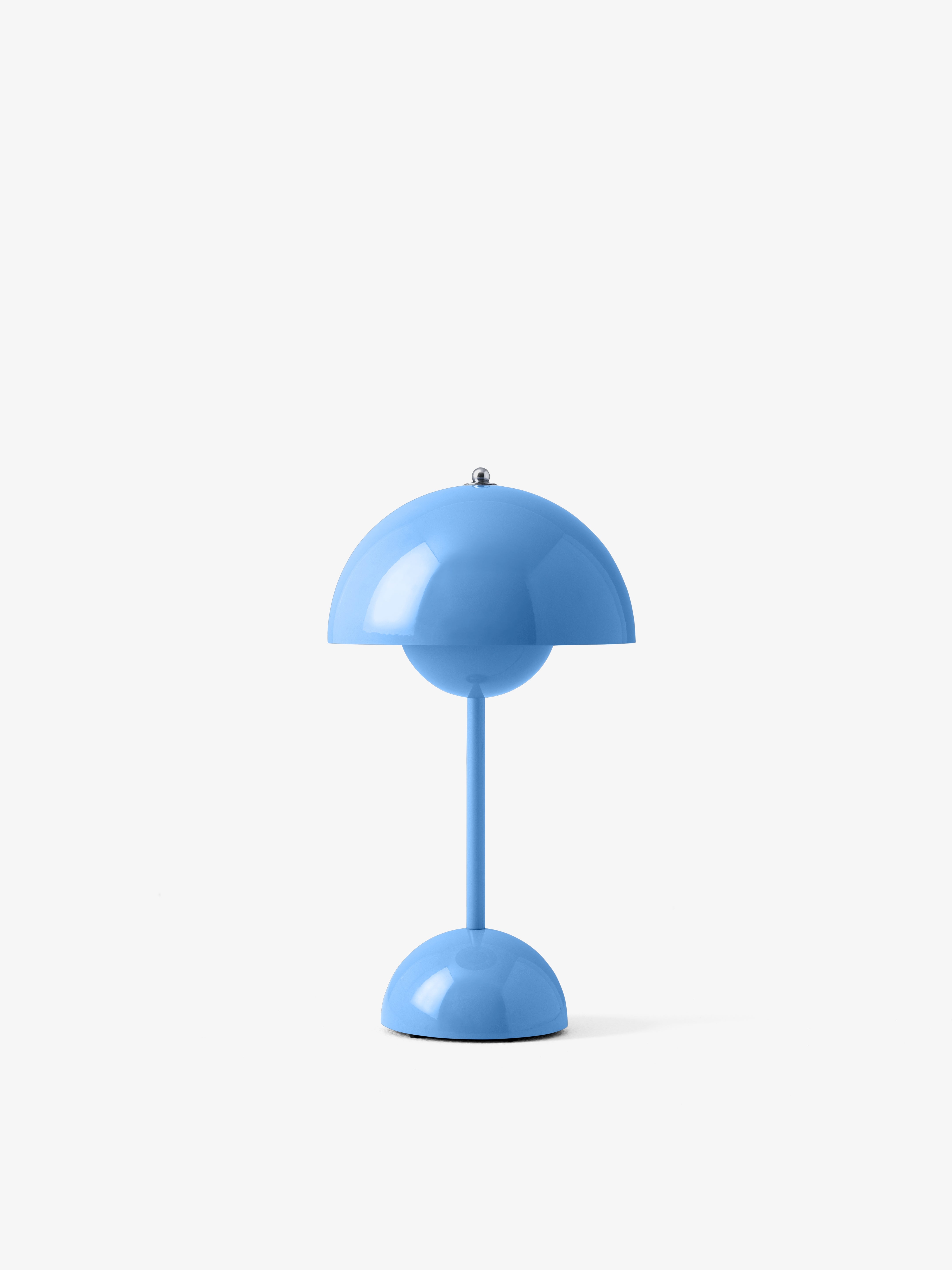 Tragbare Lampe FLOWERPOT VP9 in Blau