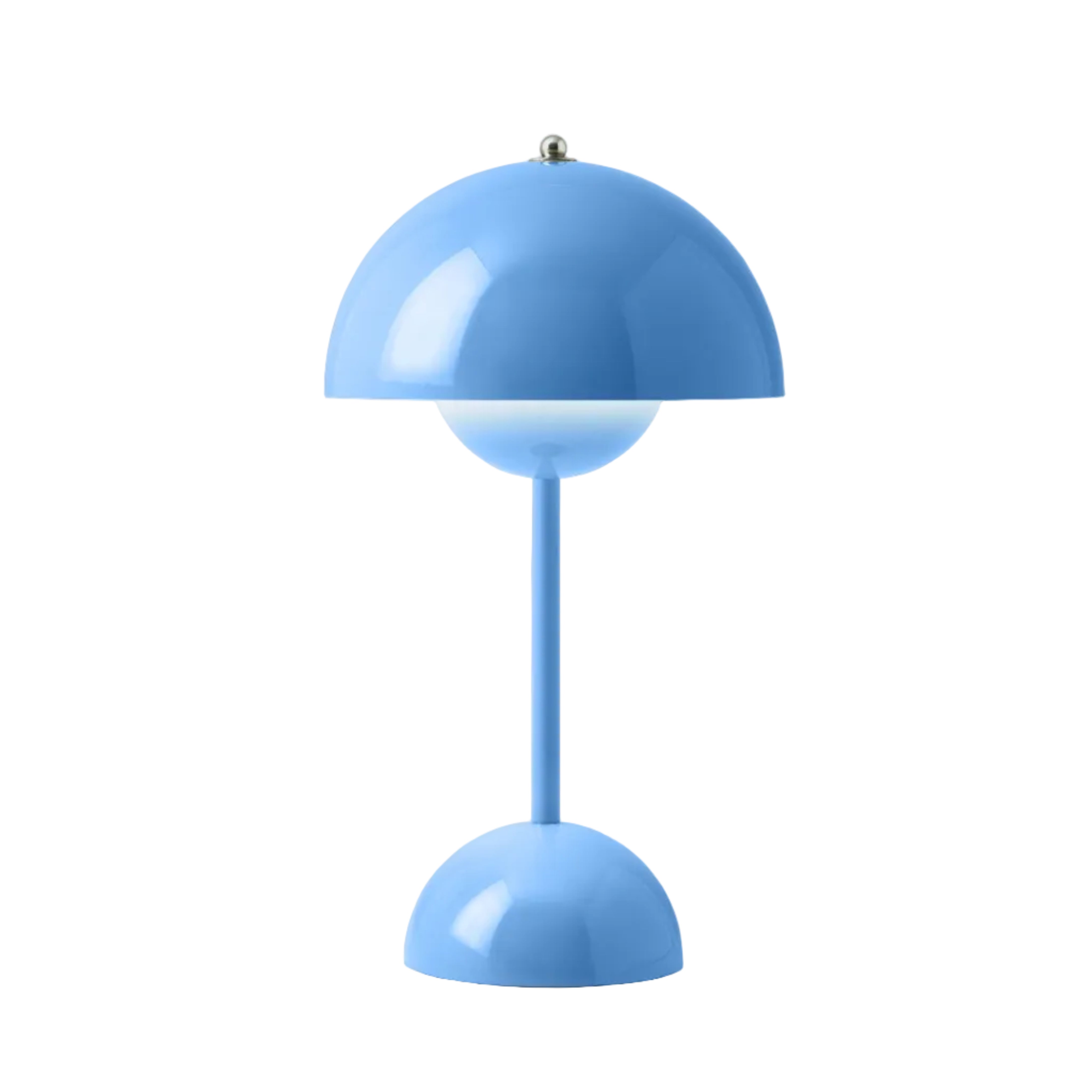 Tragbare Lampe FLOWERPOT VP9 in Blau