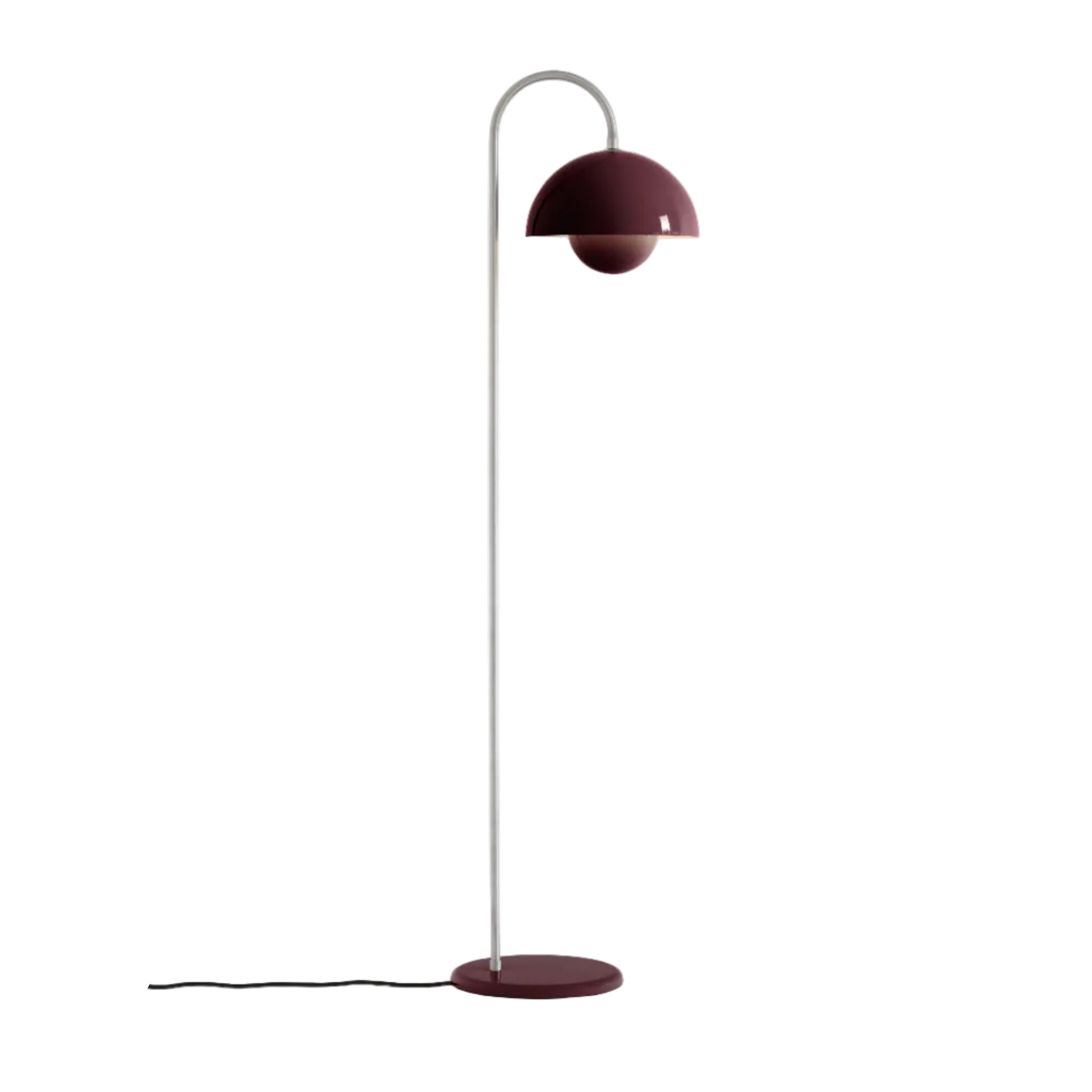 Lampa podłogowa FLOWERPOT VP12 ciemna śliwka