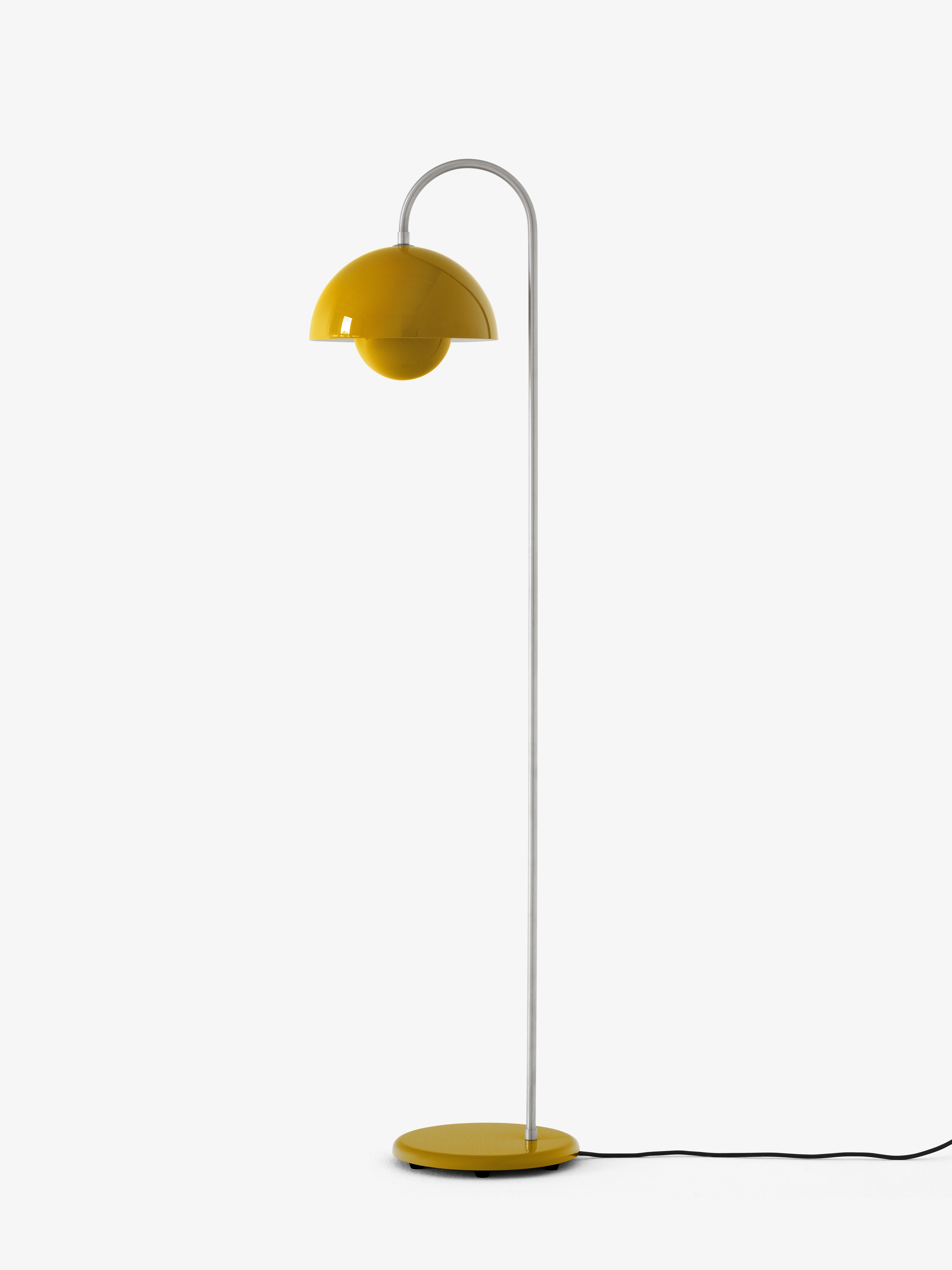 Lampa podłogowa FLOWERPOT VP12 musztardowy