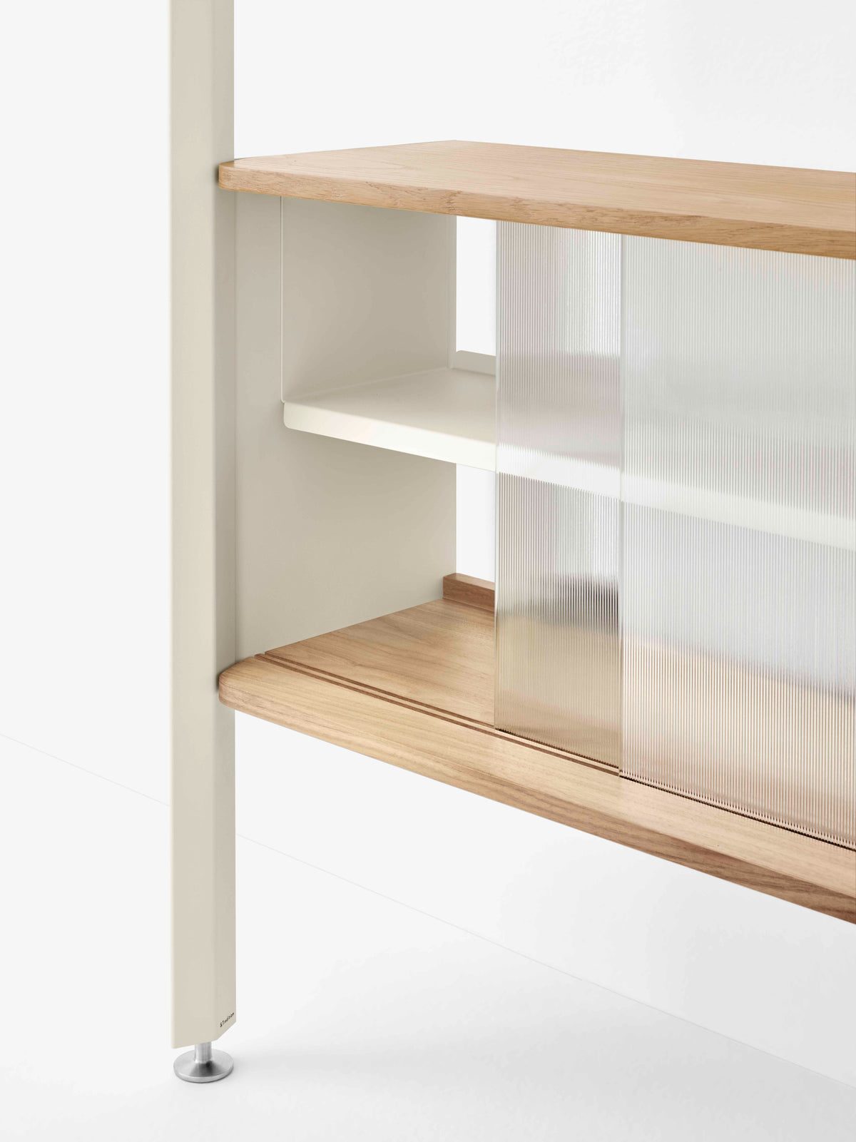 Modularregal ROMBE alabasterfarben