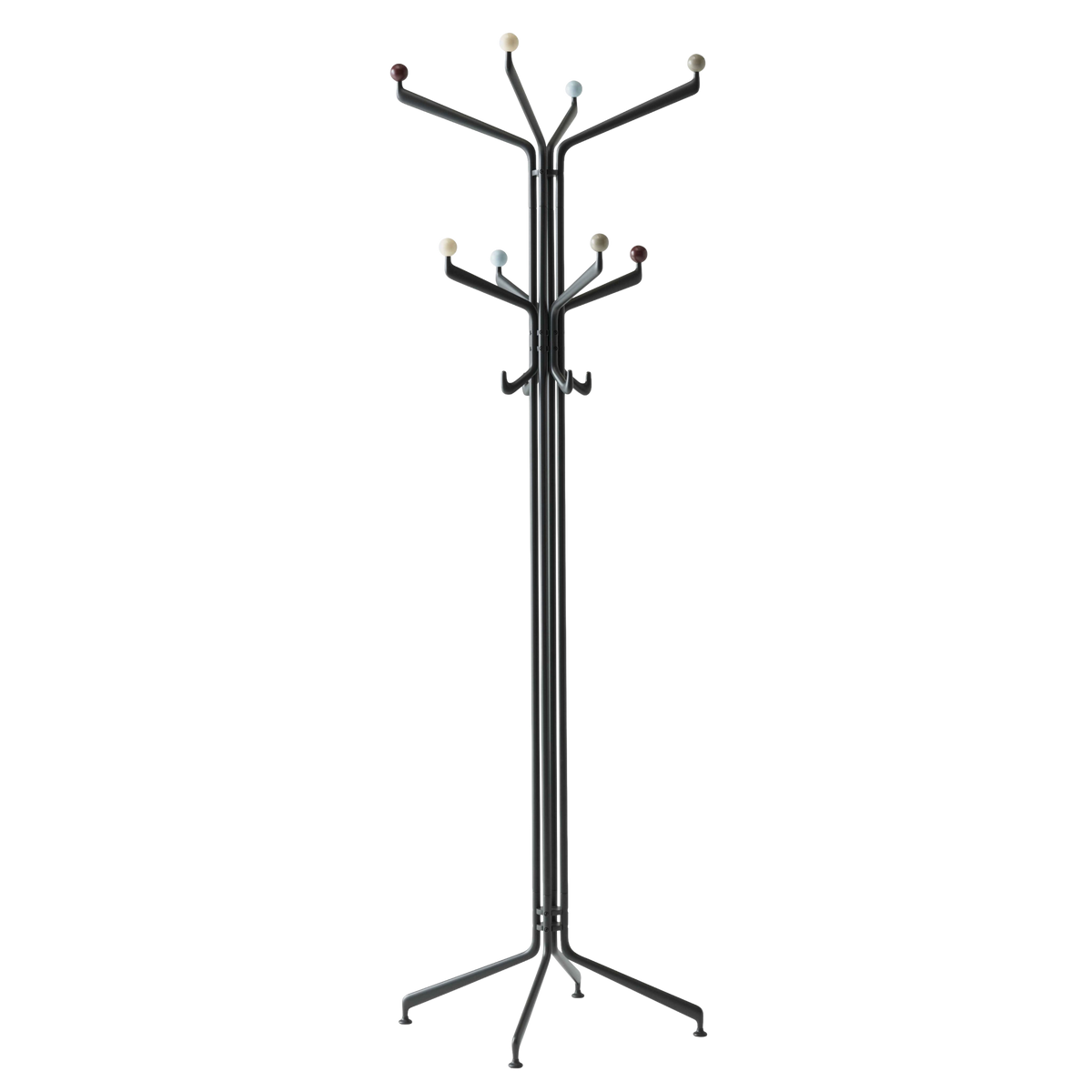 Stehender Kleiderständer CAPTURE SC77 graphit mit farbigem Finish