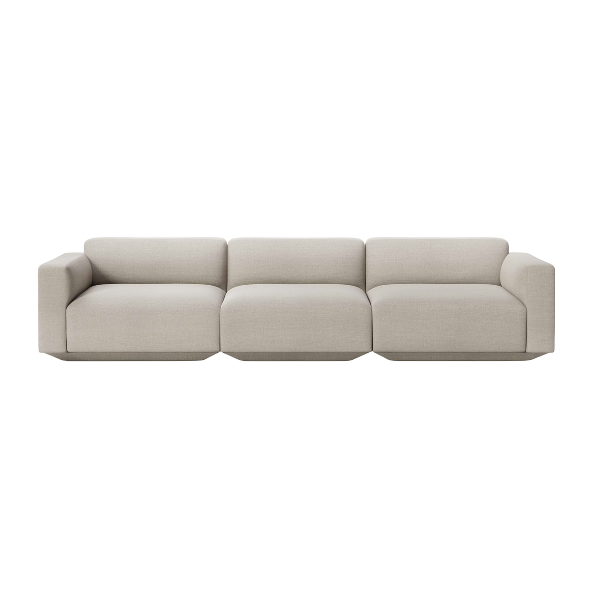 Modulares Sofa für 4 Personen DEVELIUS cremefarben