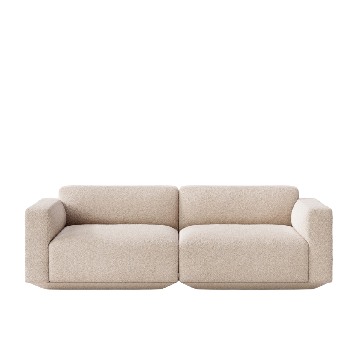 Modulares 3-Sitzer-Sofa DEVELIUS gepolstert