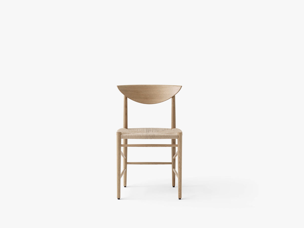 Stuhl DRAWN HM3 geölte Eiche mit gewebtem Sitz
