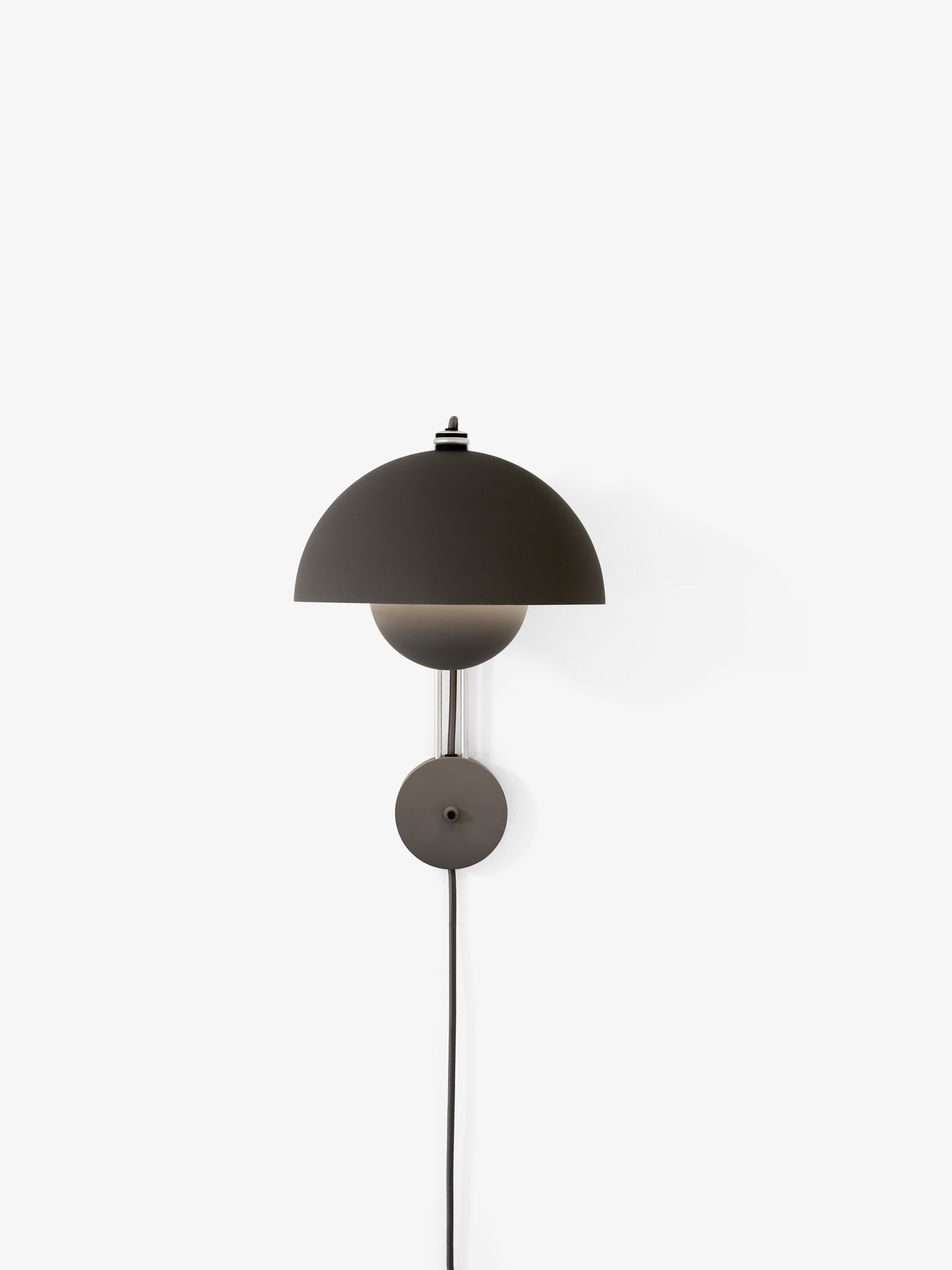 Wandlampe FLOWERPOT VP8 matt schwarz