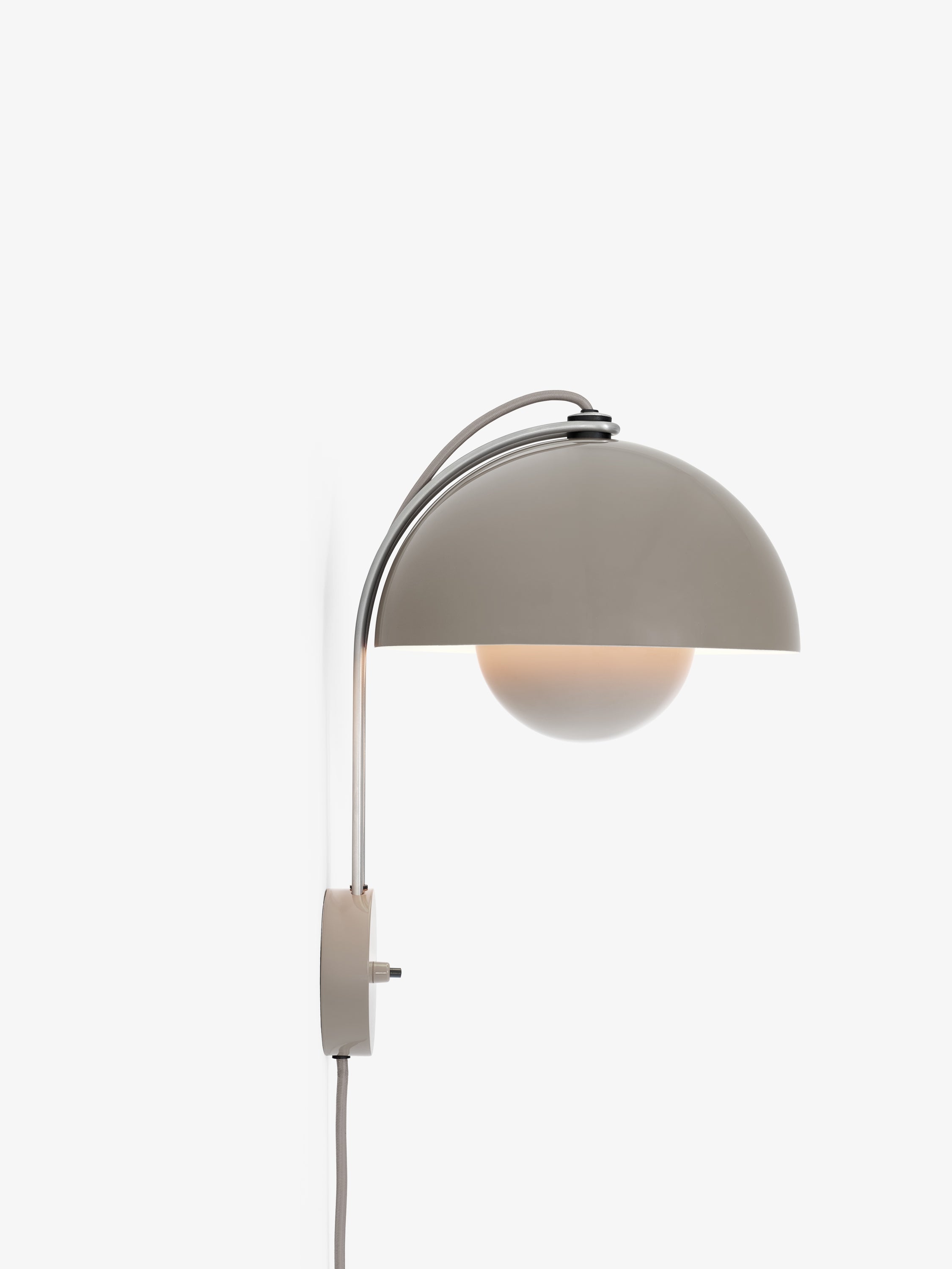 Wandlampe FLOWERPOT VP8 grau-beige