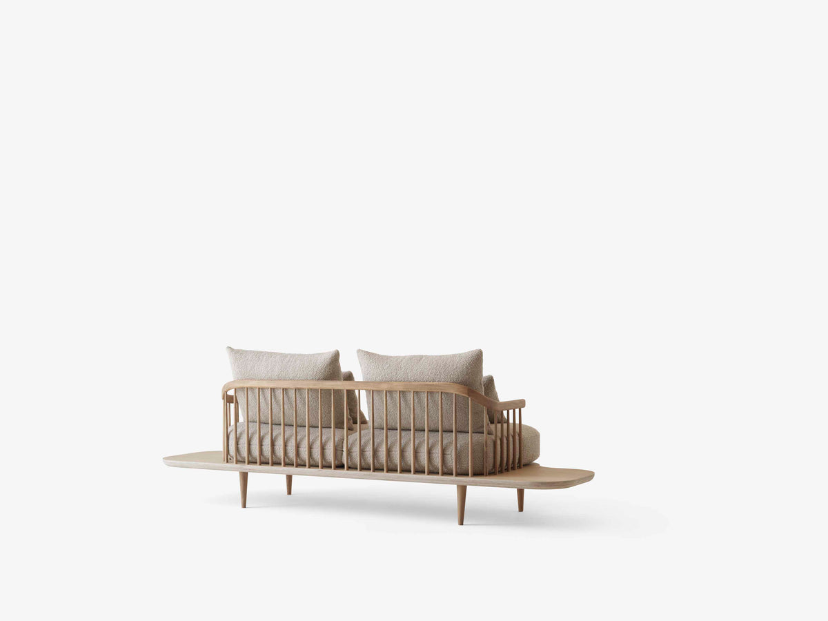 3-Sitzer Sofa FLY SC3 mit Eichenbasis
