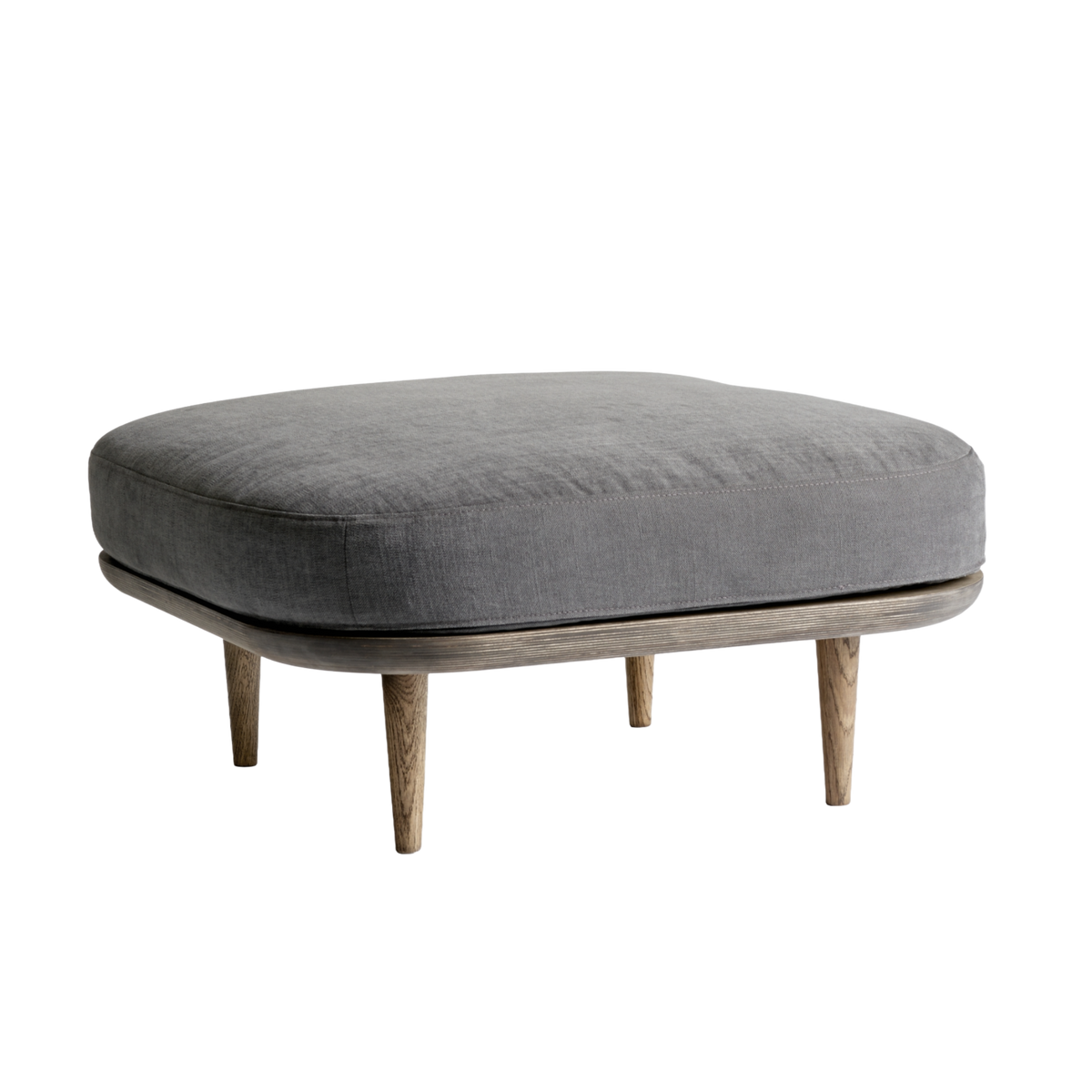 Hocker FLY SC9 mit rauchfarbener Eichenbasis