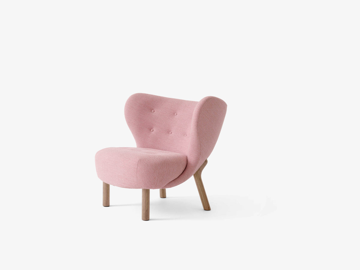 Sessel LITTLE PETRA VB1 gepolstert mit Eichen-Gestell