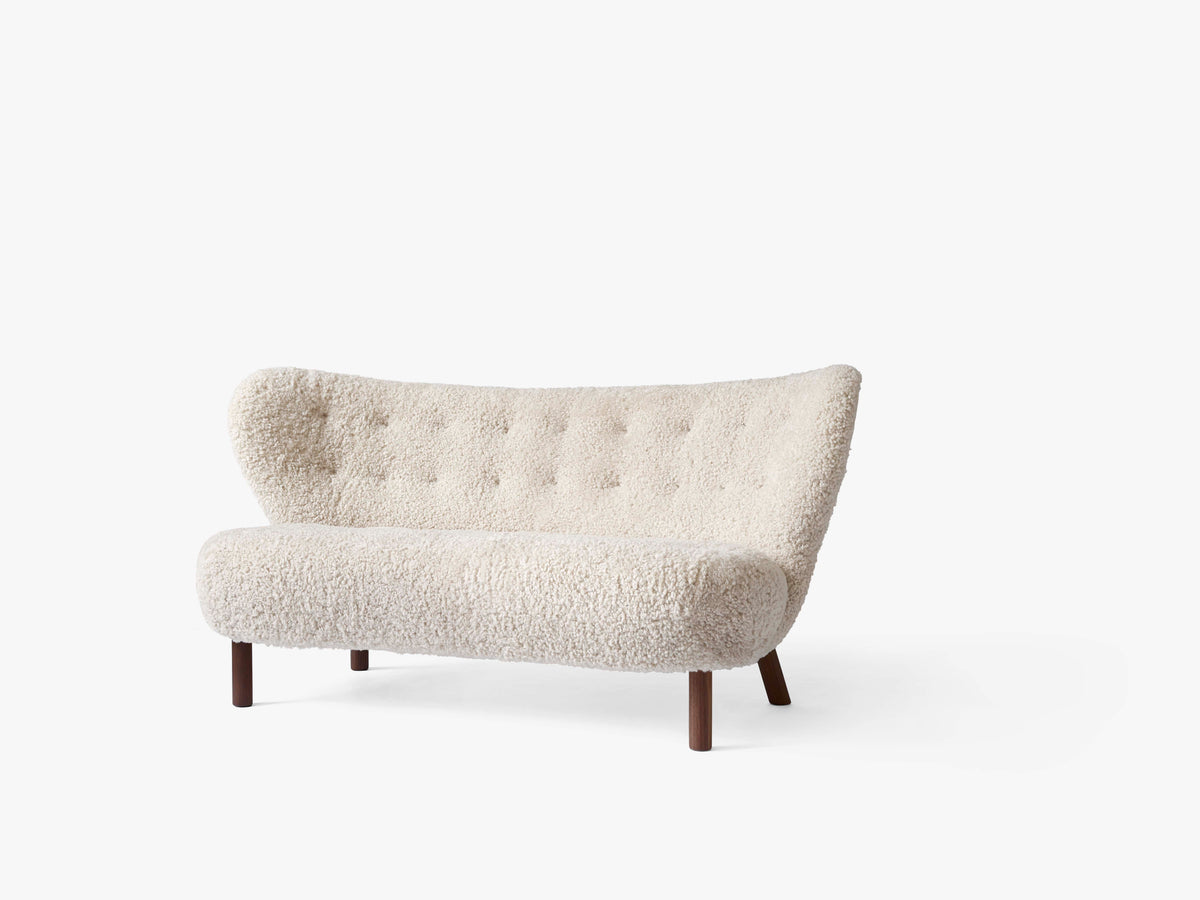 Zweisitzer-Sofa LITTLE PETRA VB2 mit Nussbaumgestell
