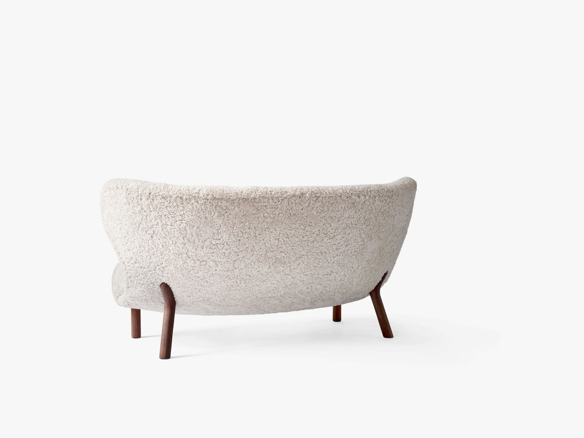 Zweisitzer-Sofa LITTLE PETRA VB2 mit Nussbaumgestell