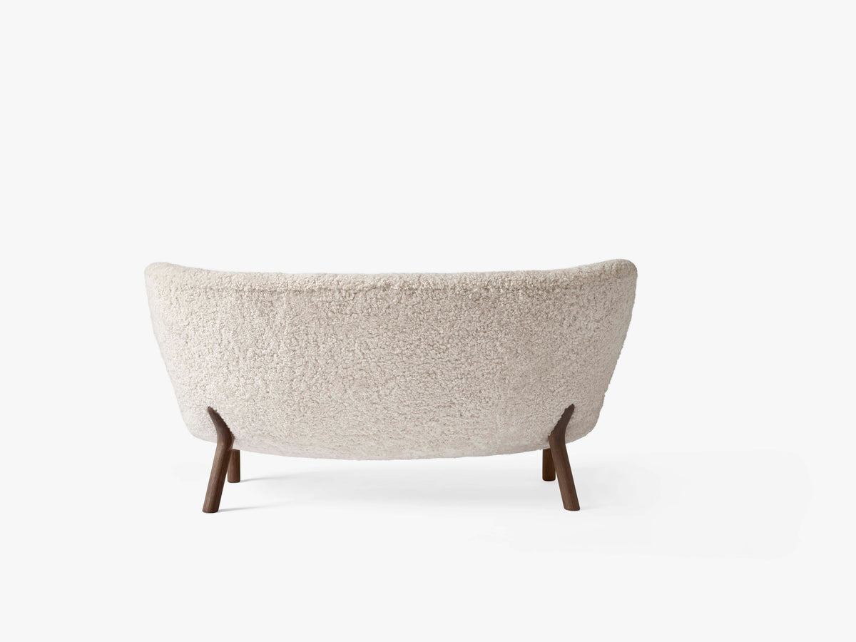 Zweisitzer-Sofa LITTLE PETRA VB2 mit Nussbaumgestell
