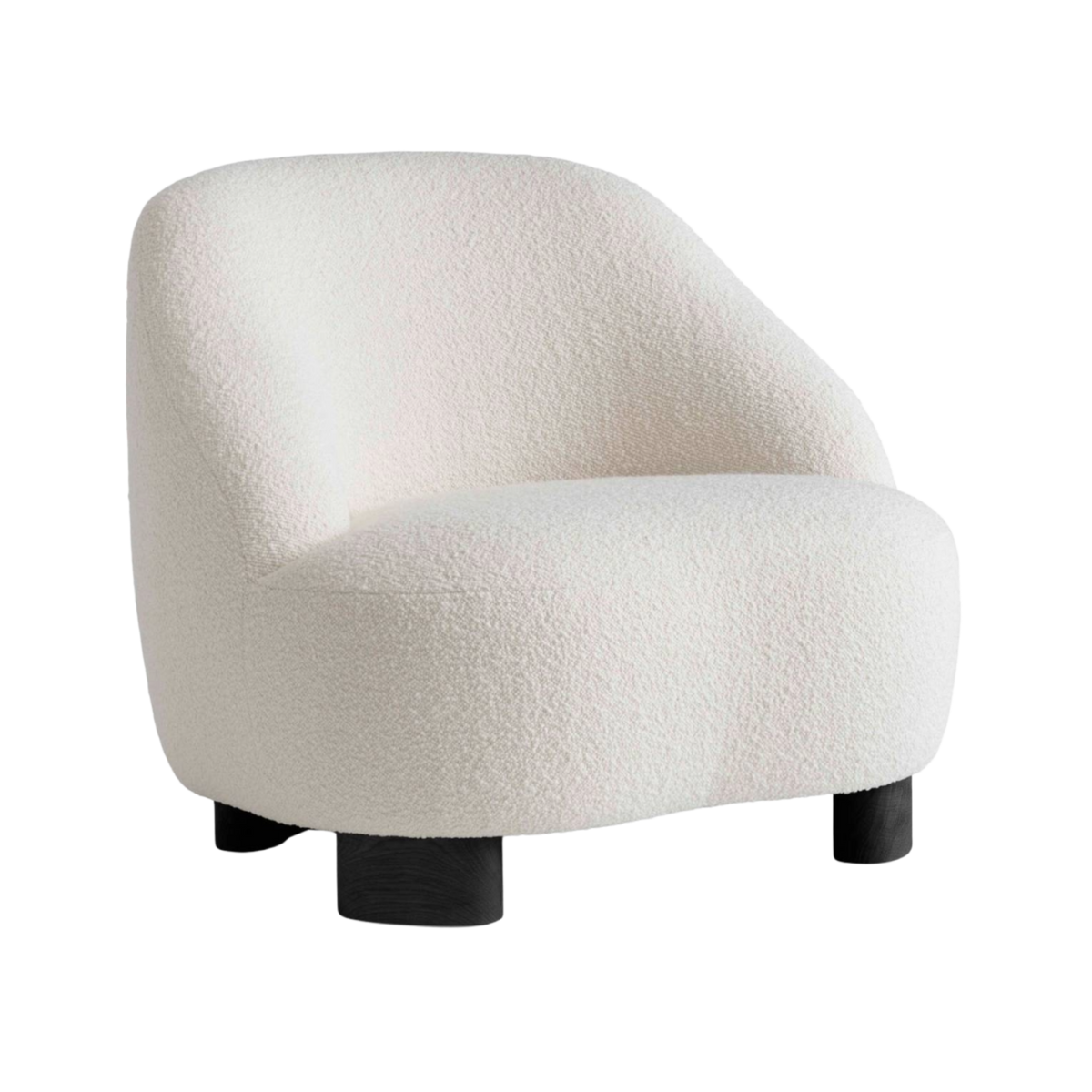 Sessel MARGAS LC1 mit schwarzem Eichenfuß
