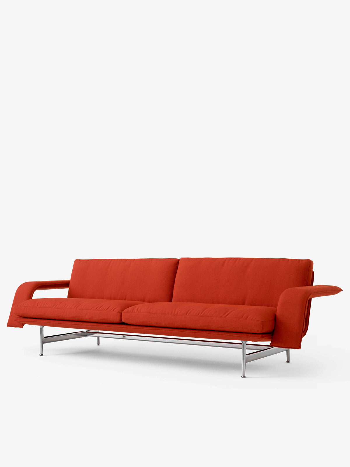 Sofa für 3 Personen MEANTIME AV31 gepolstert mit Aluminiumgestell