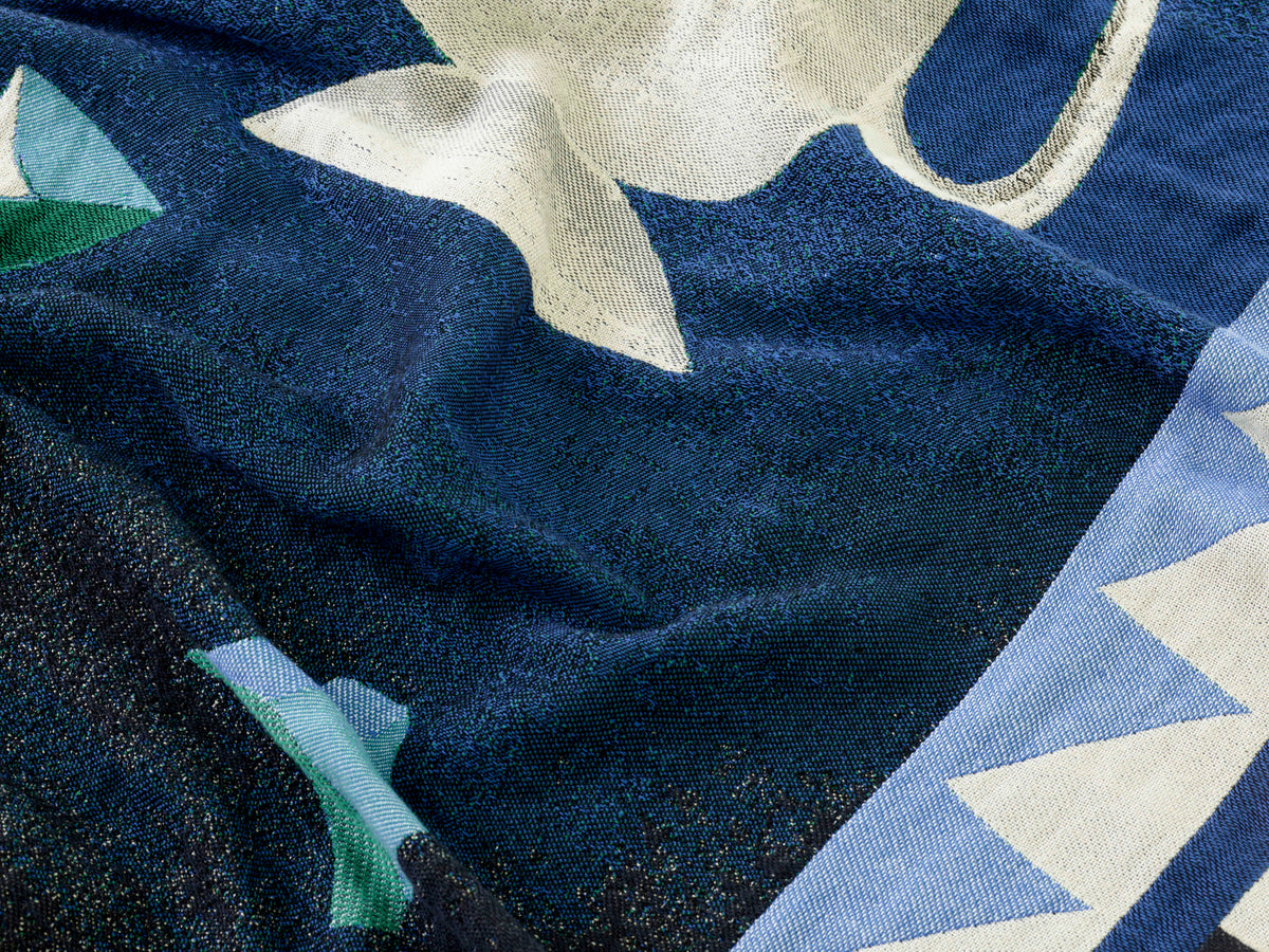 Überwurf MOMENTO JH46 marineblau mit beige