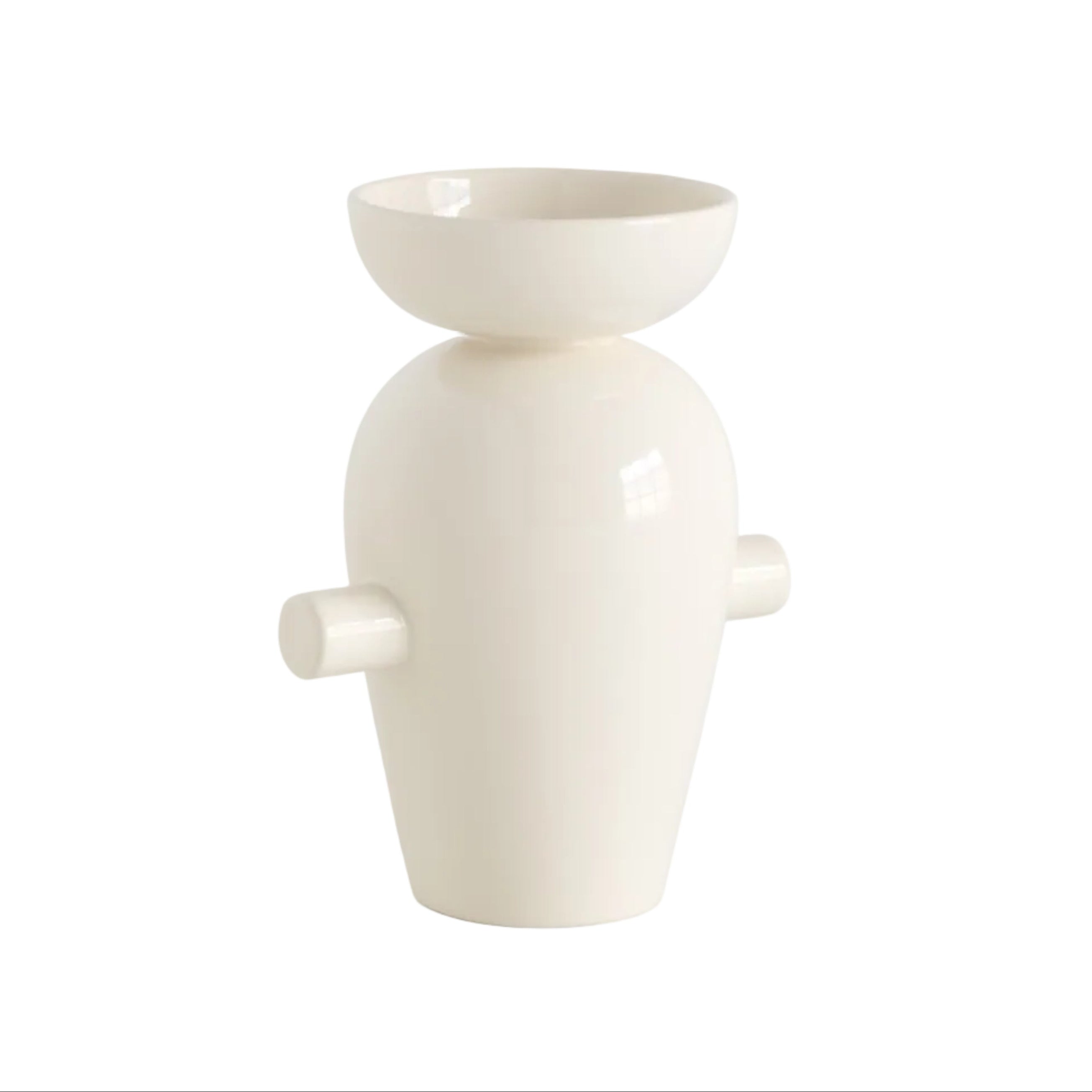 Vase MOMENTO JH40 cremefarben