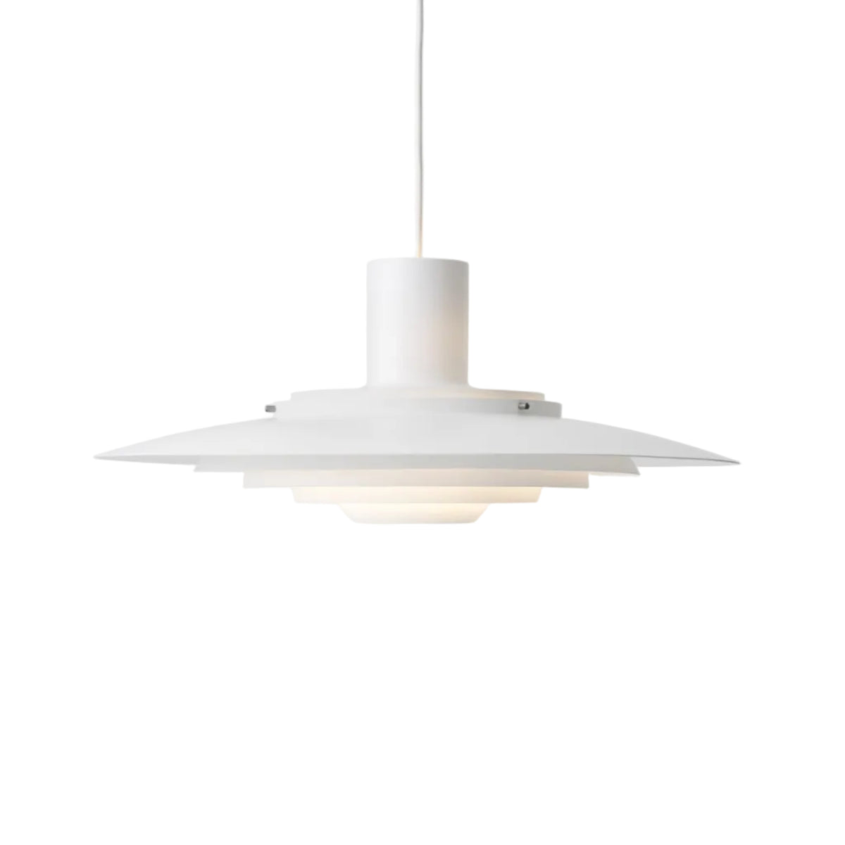 Pendelleuchte P376 mattweiß