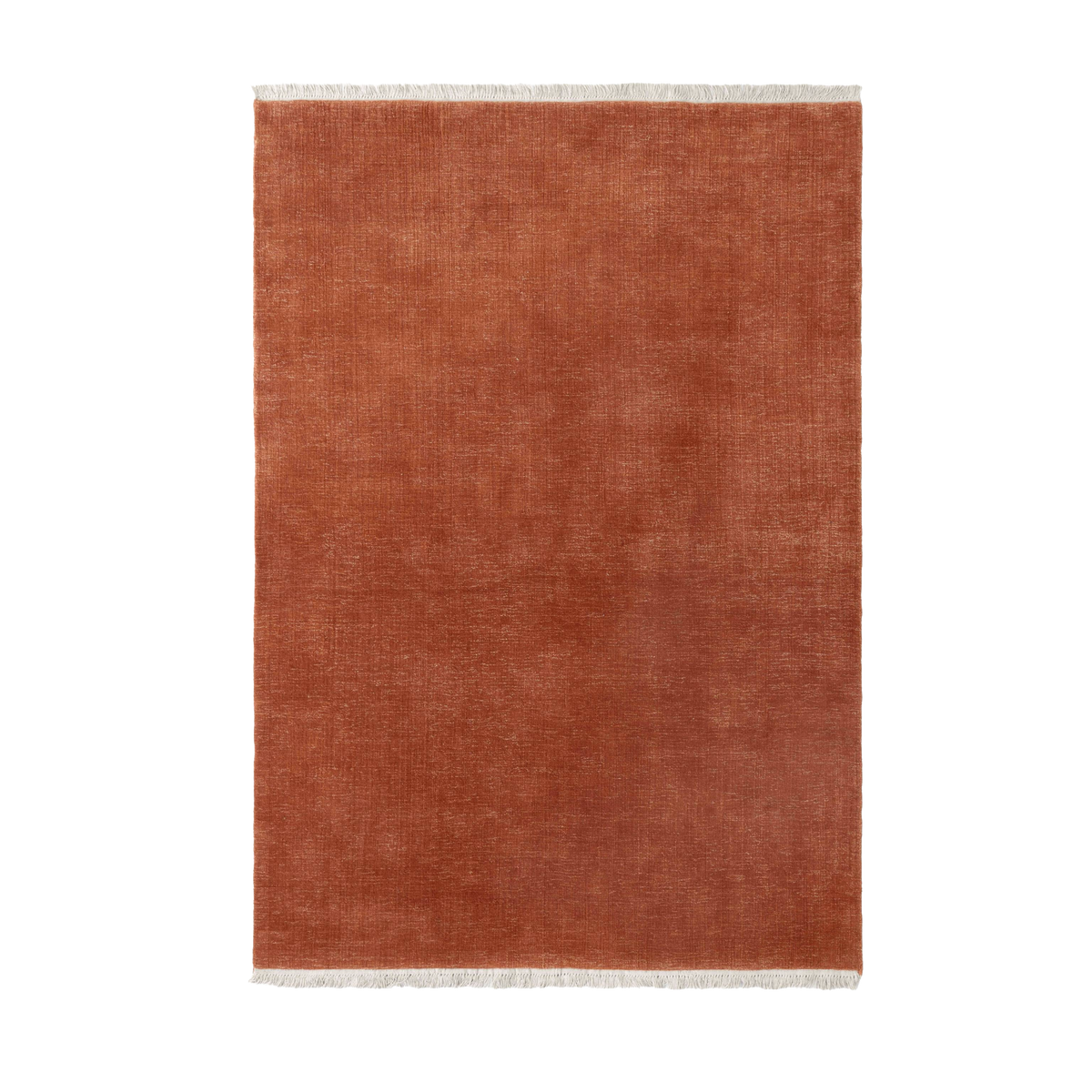 Teppich mit Fransen THE MOOR gedämpftes rot