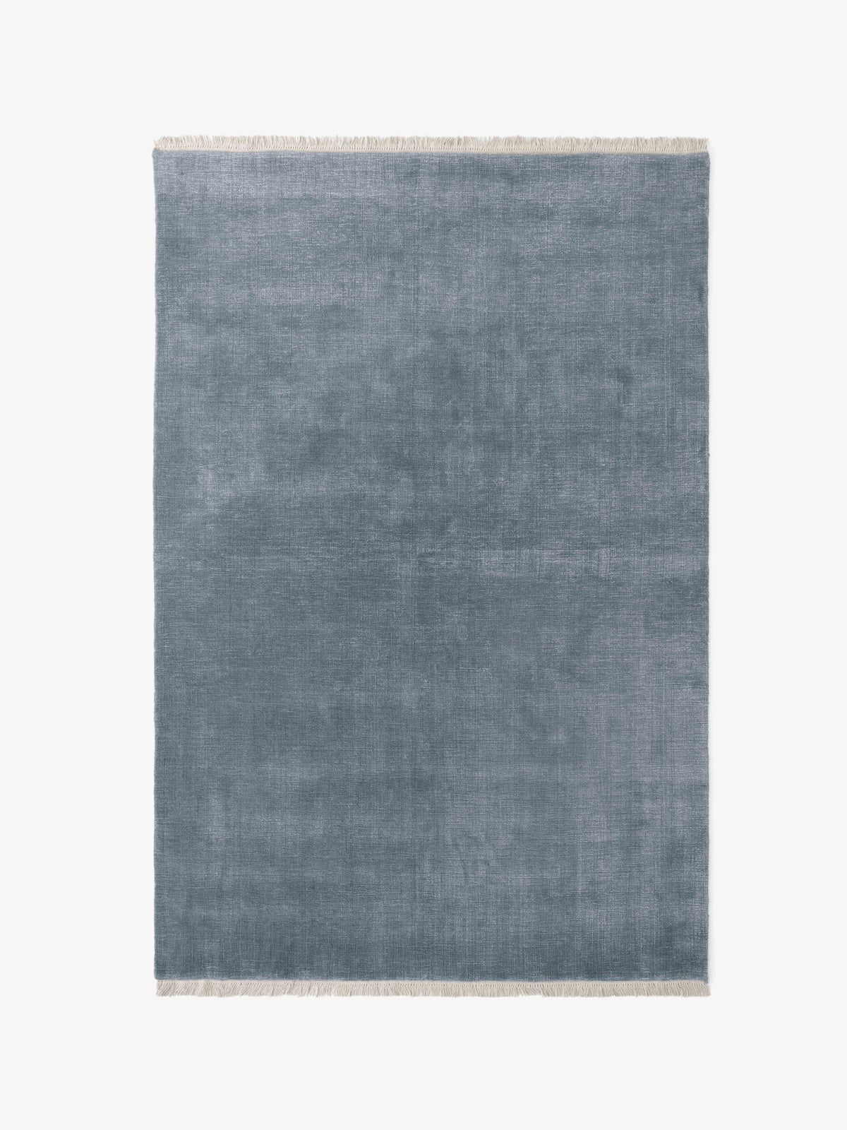 Teppich mit Fransen THE MOOR blau