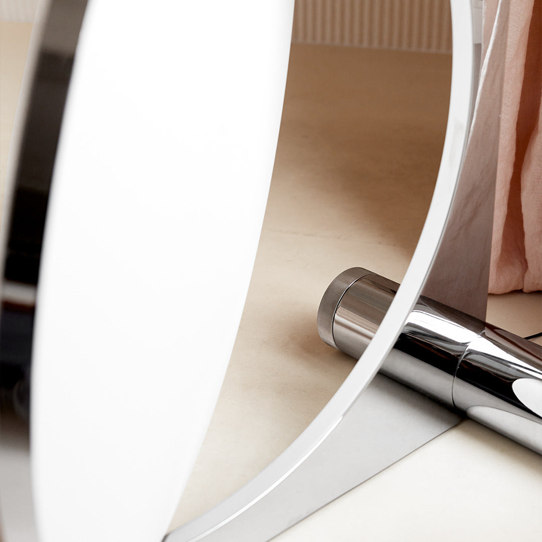 MOONSETTER chrome floor lamp