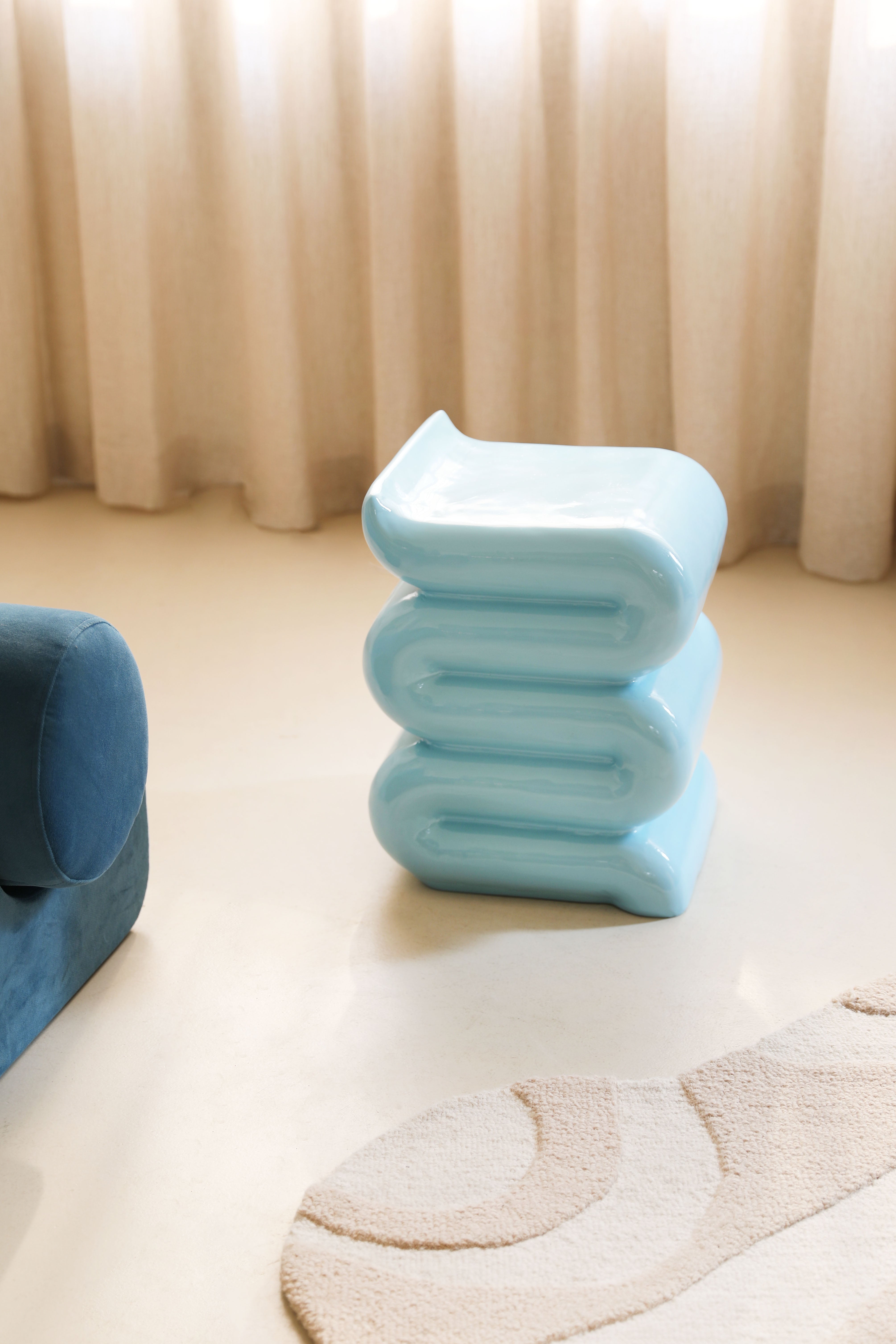 WHIP Blue Side Table