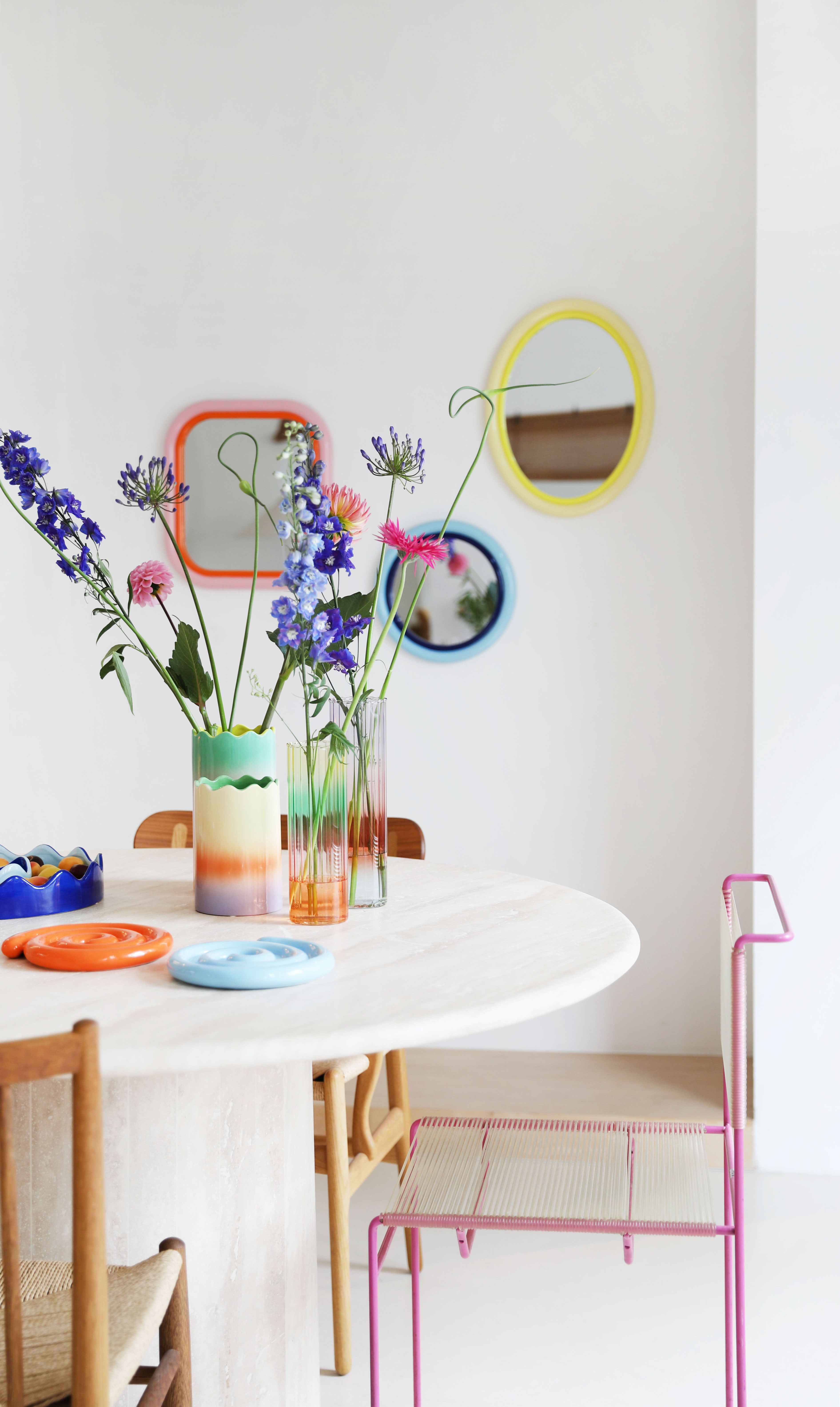 Vase FADE purple-orange gradient