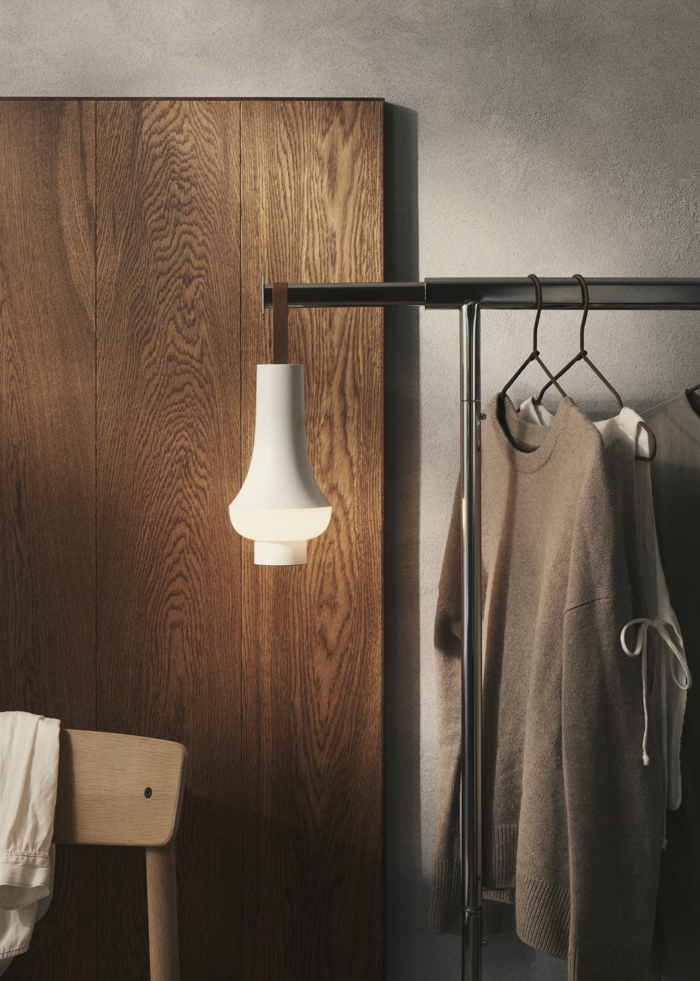 Tragbare Lampe TOMOSHI weiß